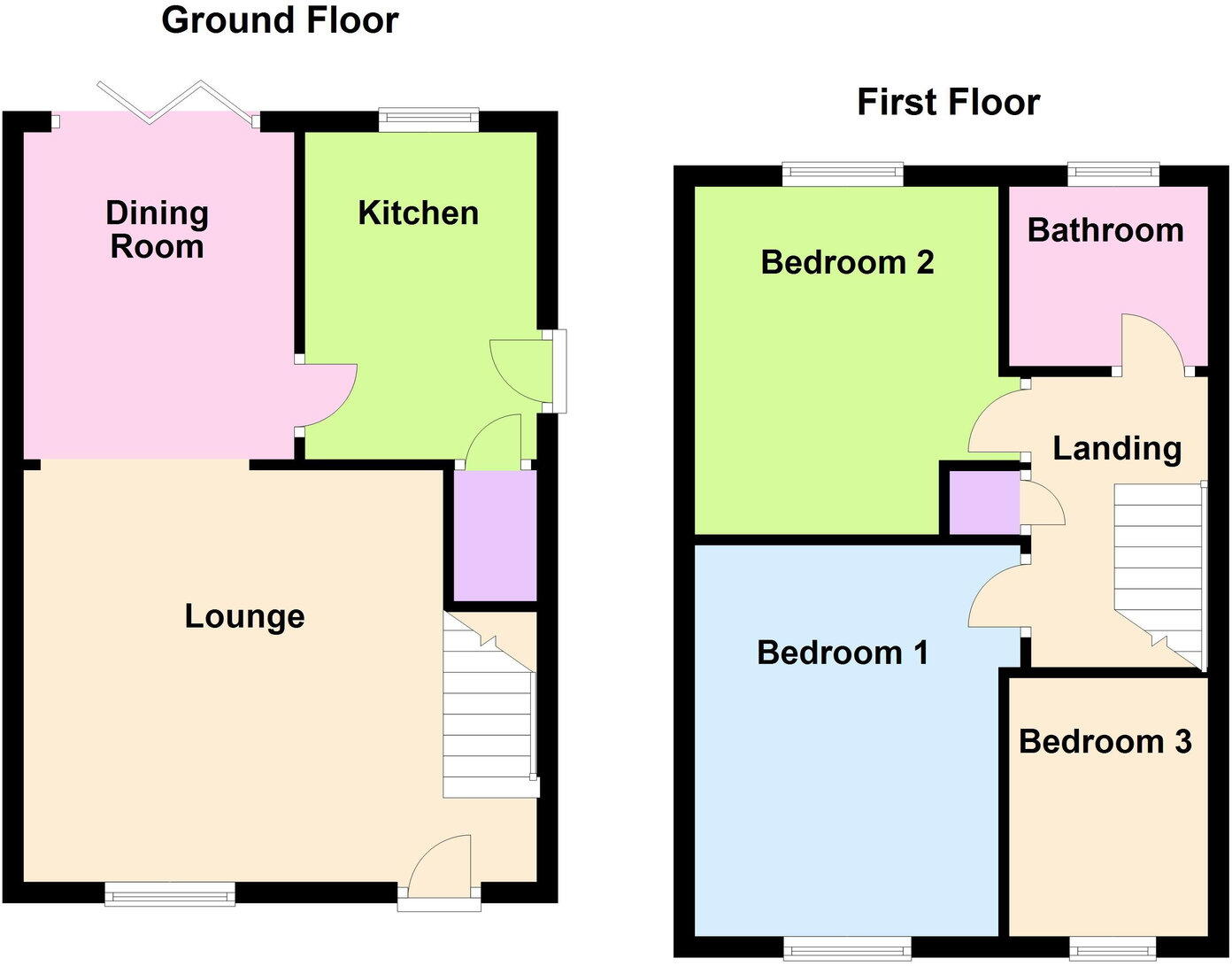 Ivy Green Drive, Springhead, Saddleworth floorplan