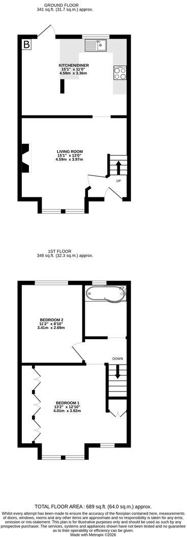 Bentinck Road, Yiewsley, West Drayton floorplan
