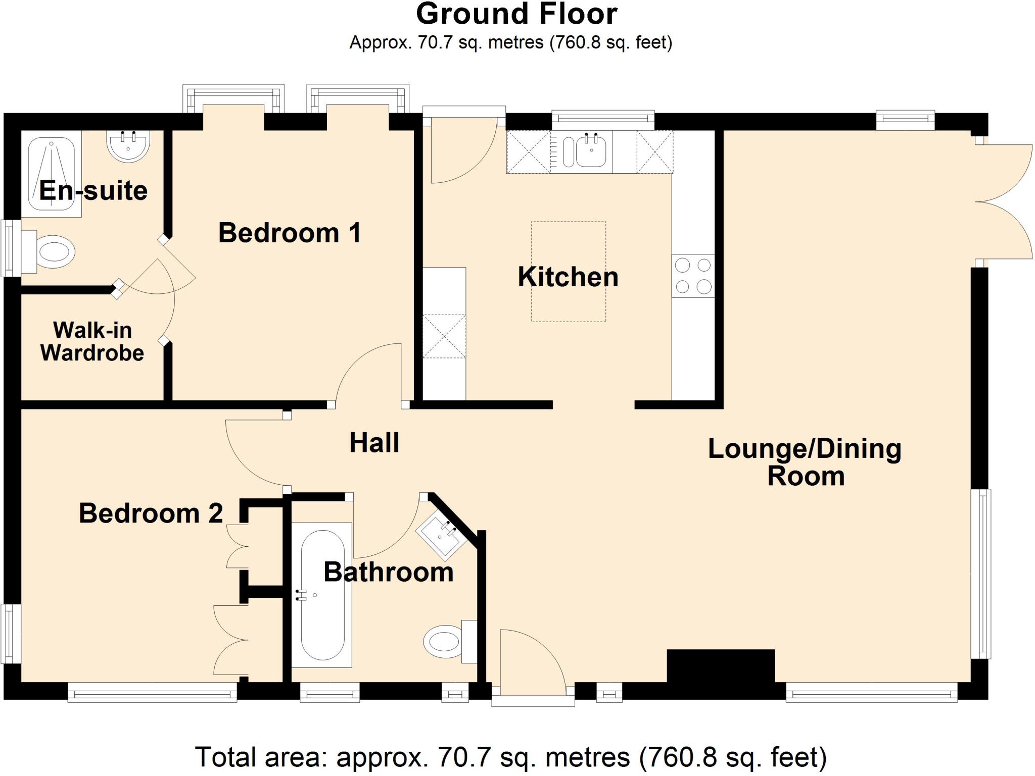 Three Counties Park, Upper Pendock floorplan
