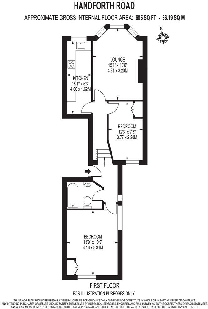 Handforth Road, Oval, London floorplan