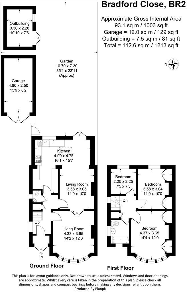 Bradford Close, Bromley floorplan