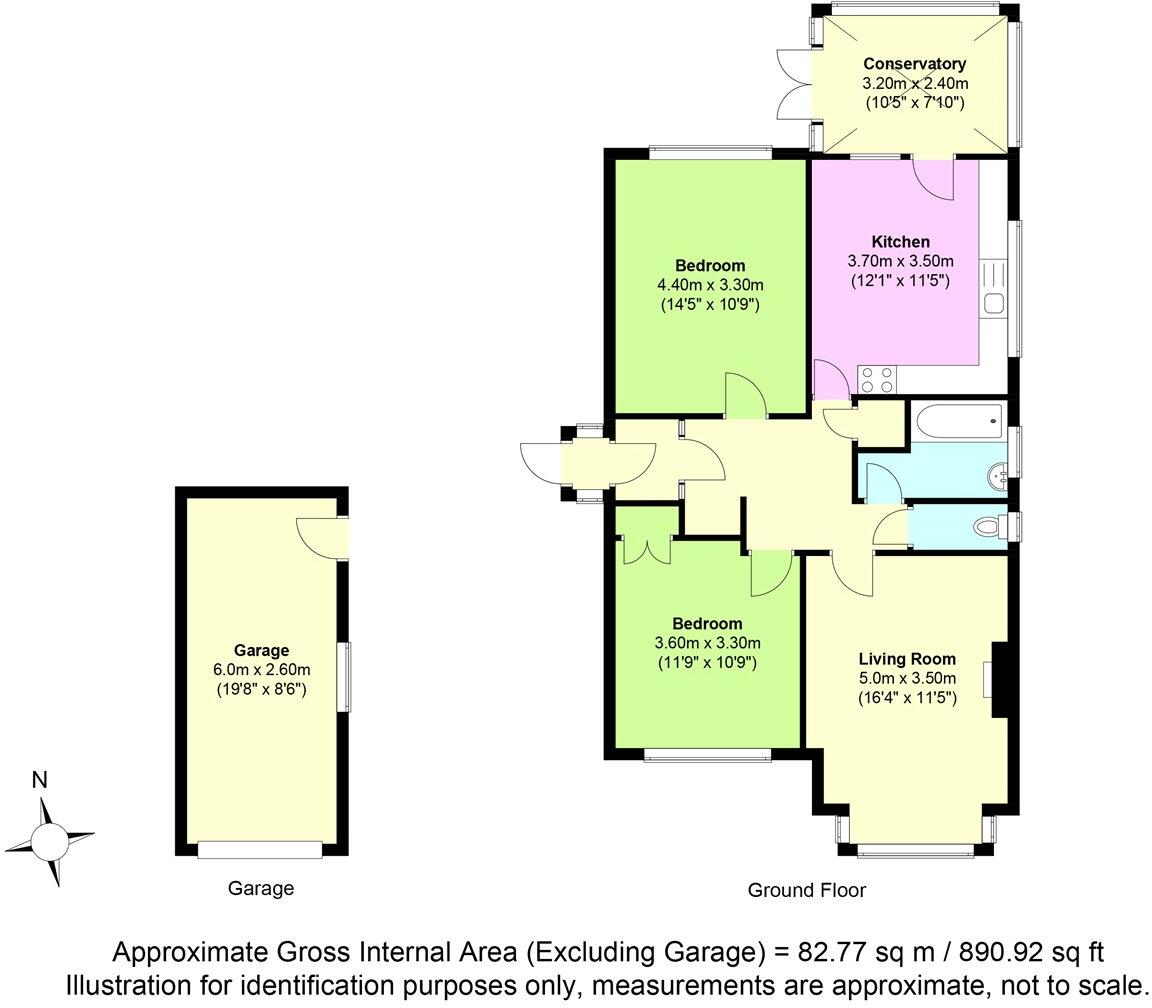 Field Close, Lancing, West Sussex, BN15 floorplan