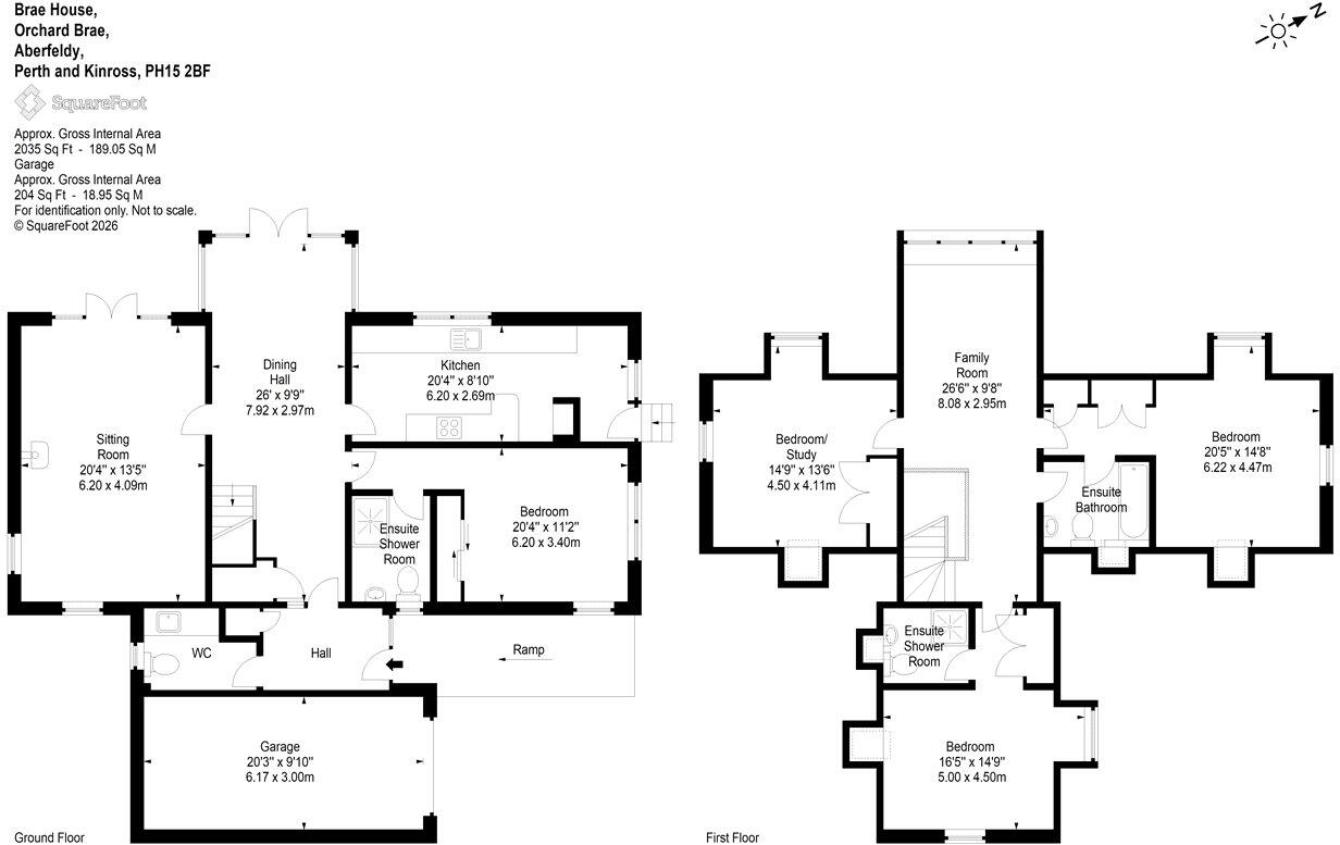 Brae House, 9 Orchard Brae, Aberfeldy, Perthshire, PH15 floorplan