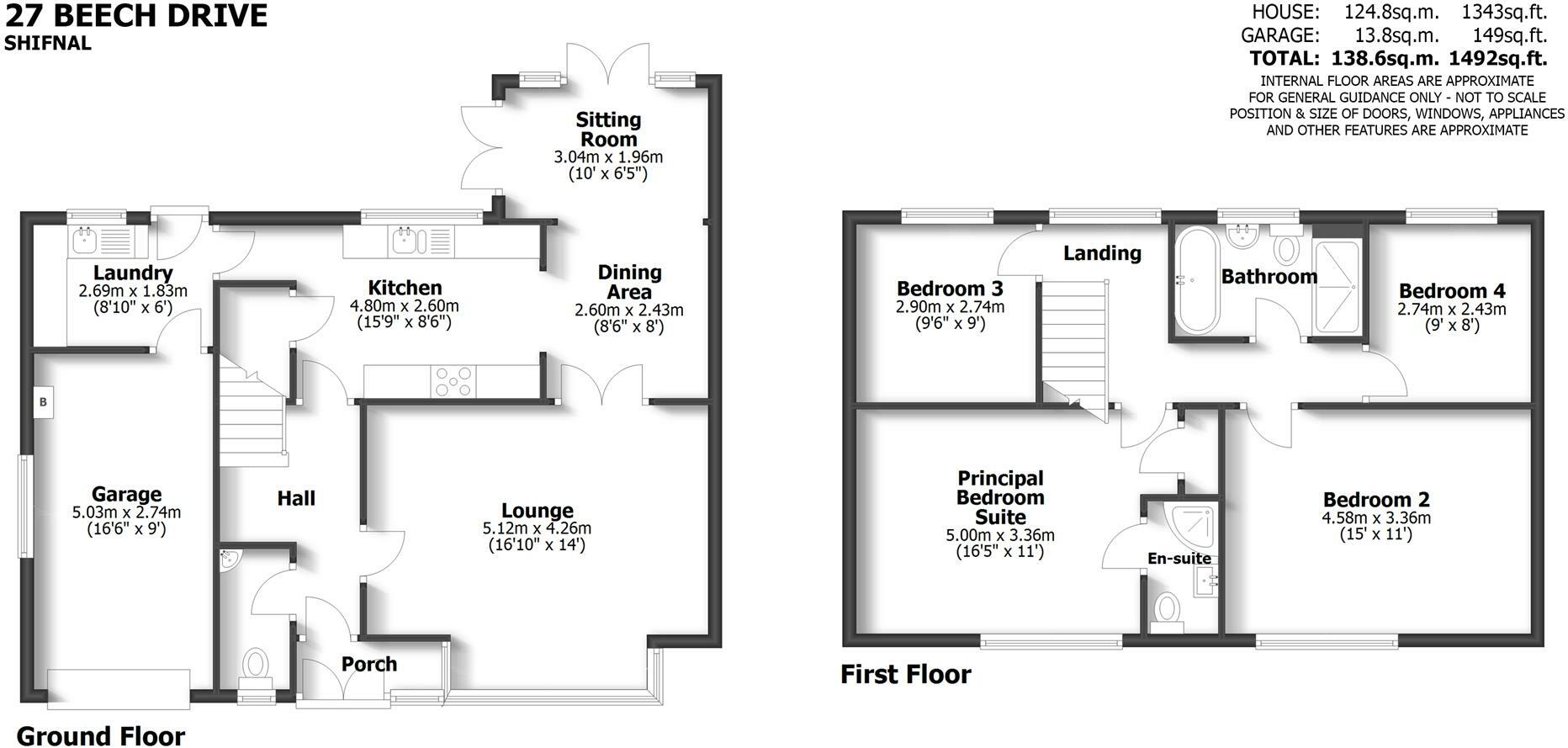 27 Beech Drive, Shifnal, TF11 8HJ floorplan