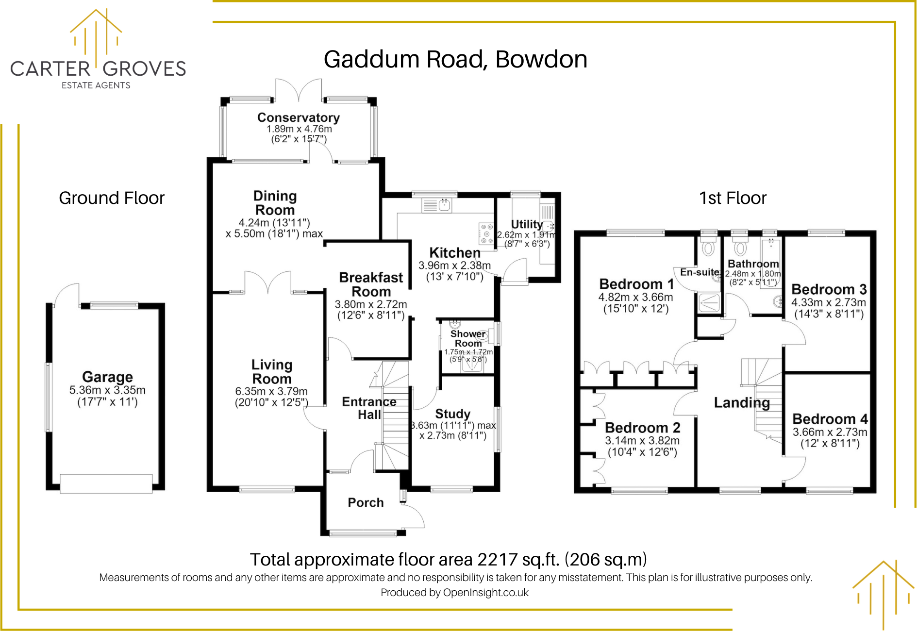 23, Gaddum Road, Bowdon, Altrincham, Greater Manchester, WA14 floorplan
