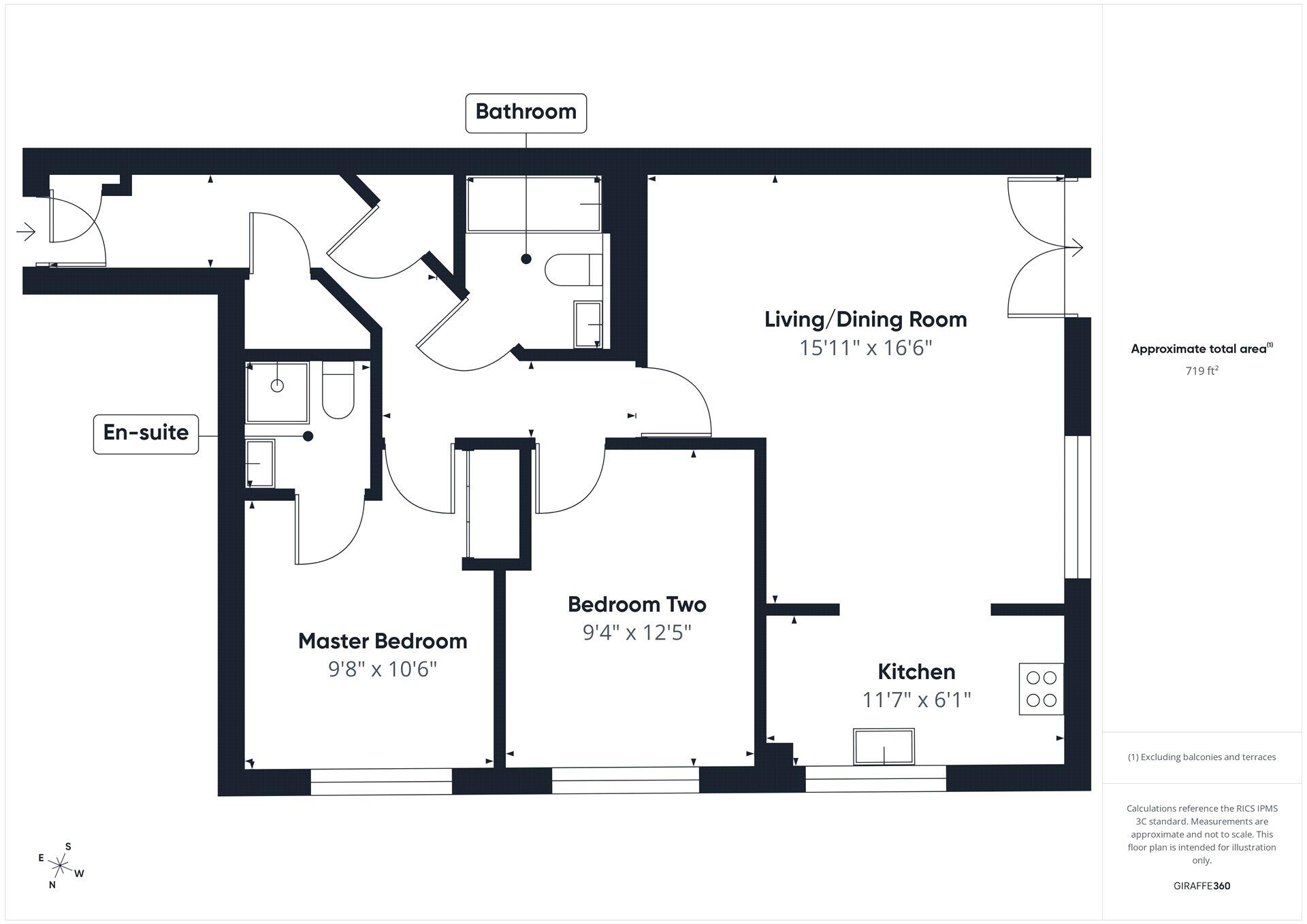 The Meridian, Kenavon Drive, Reading, Berkshire, RG1 floorplan