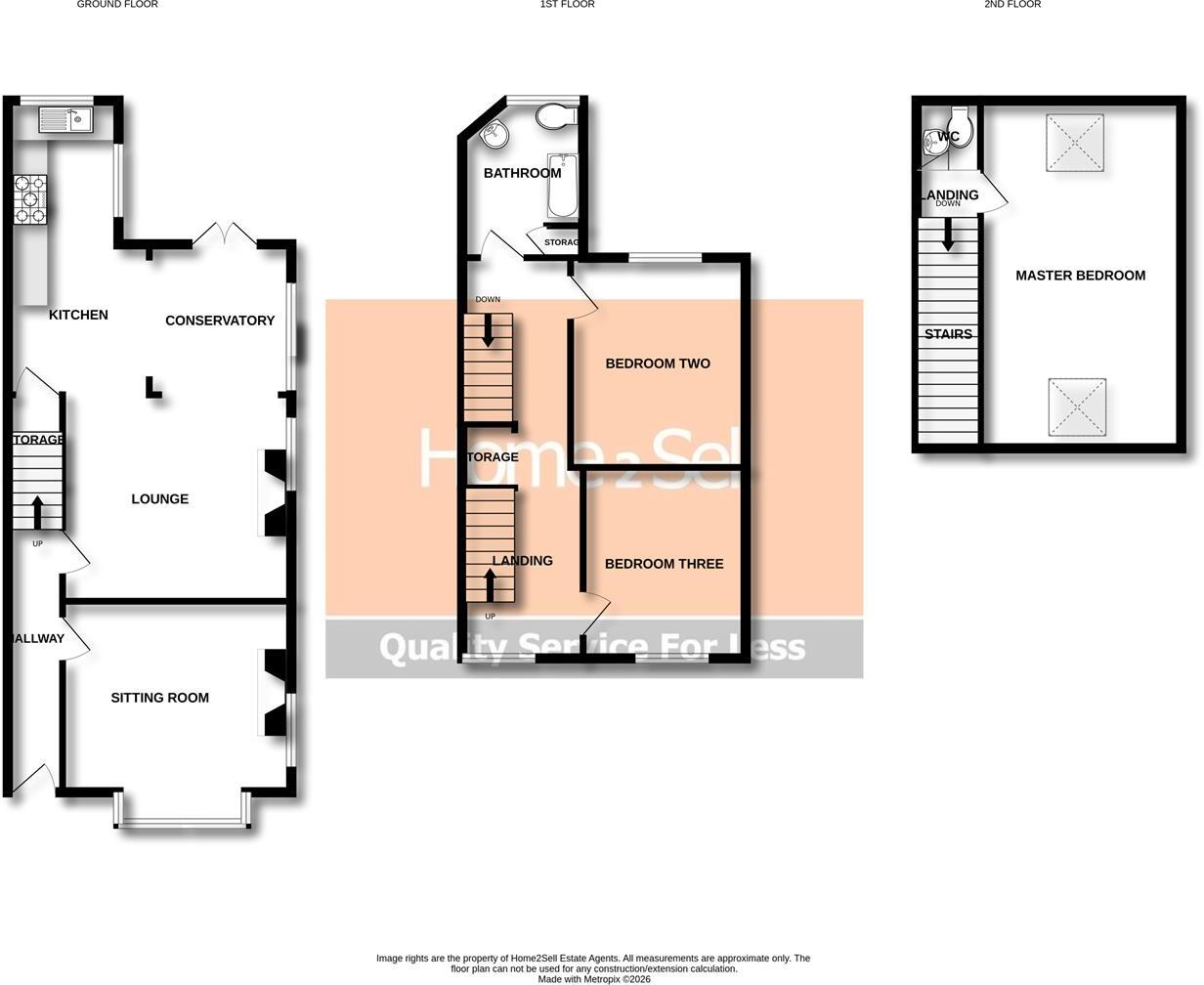 High Pavement, Belper floorplan