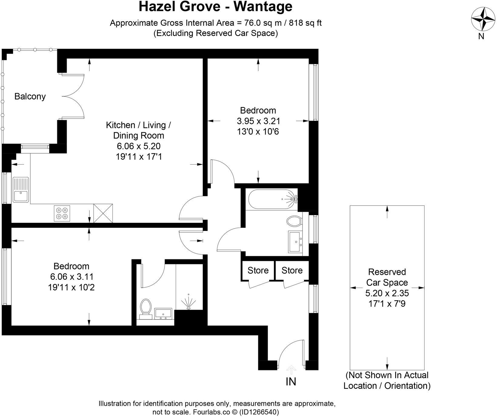 Hazel Grove, Wantage, OX12 floorplan