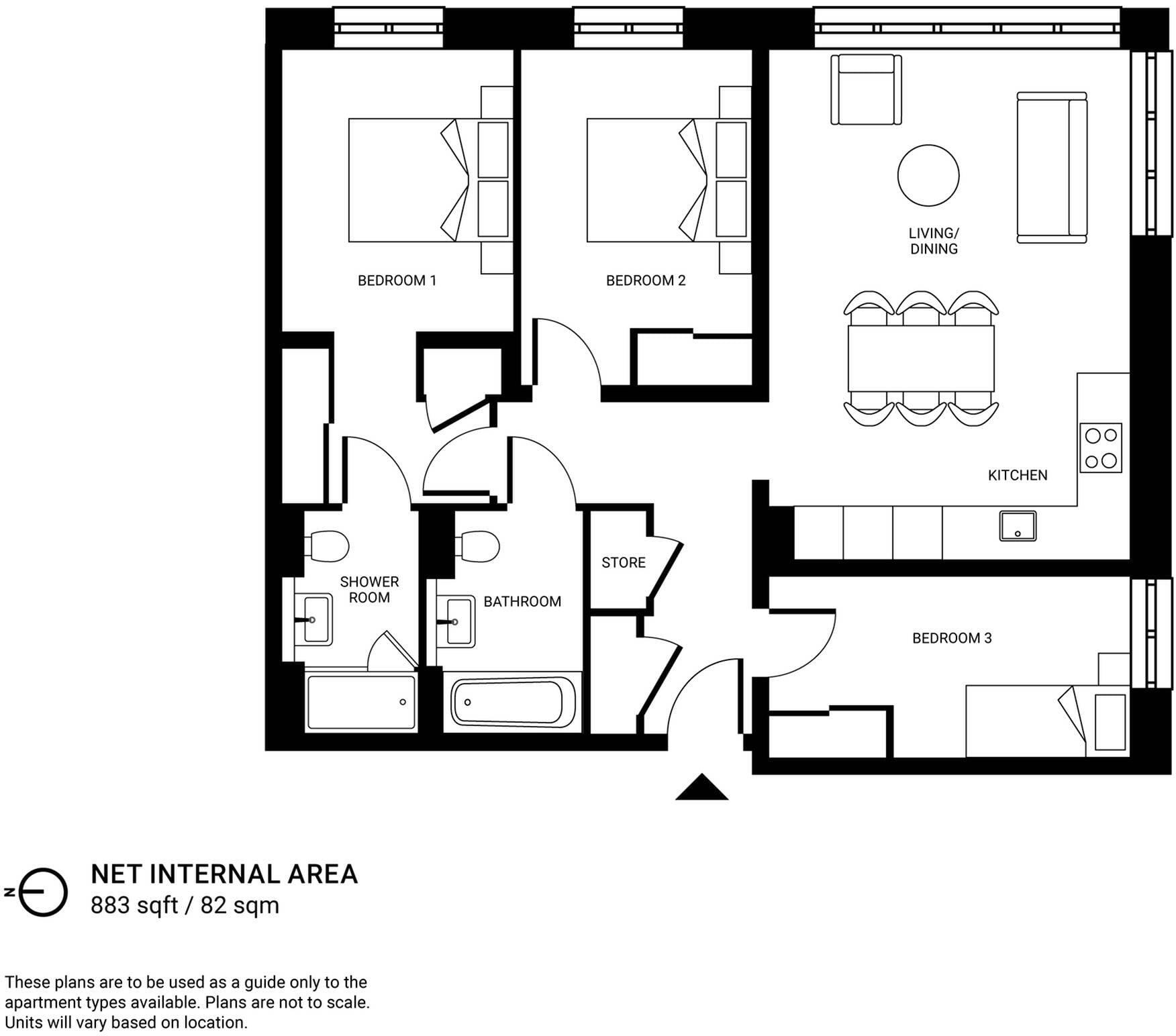 Lyons Dock, Greenford floorplan
