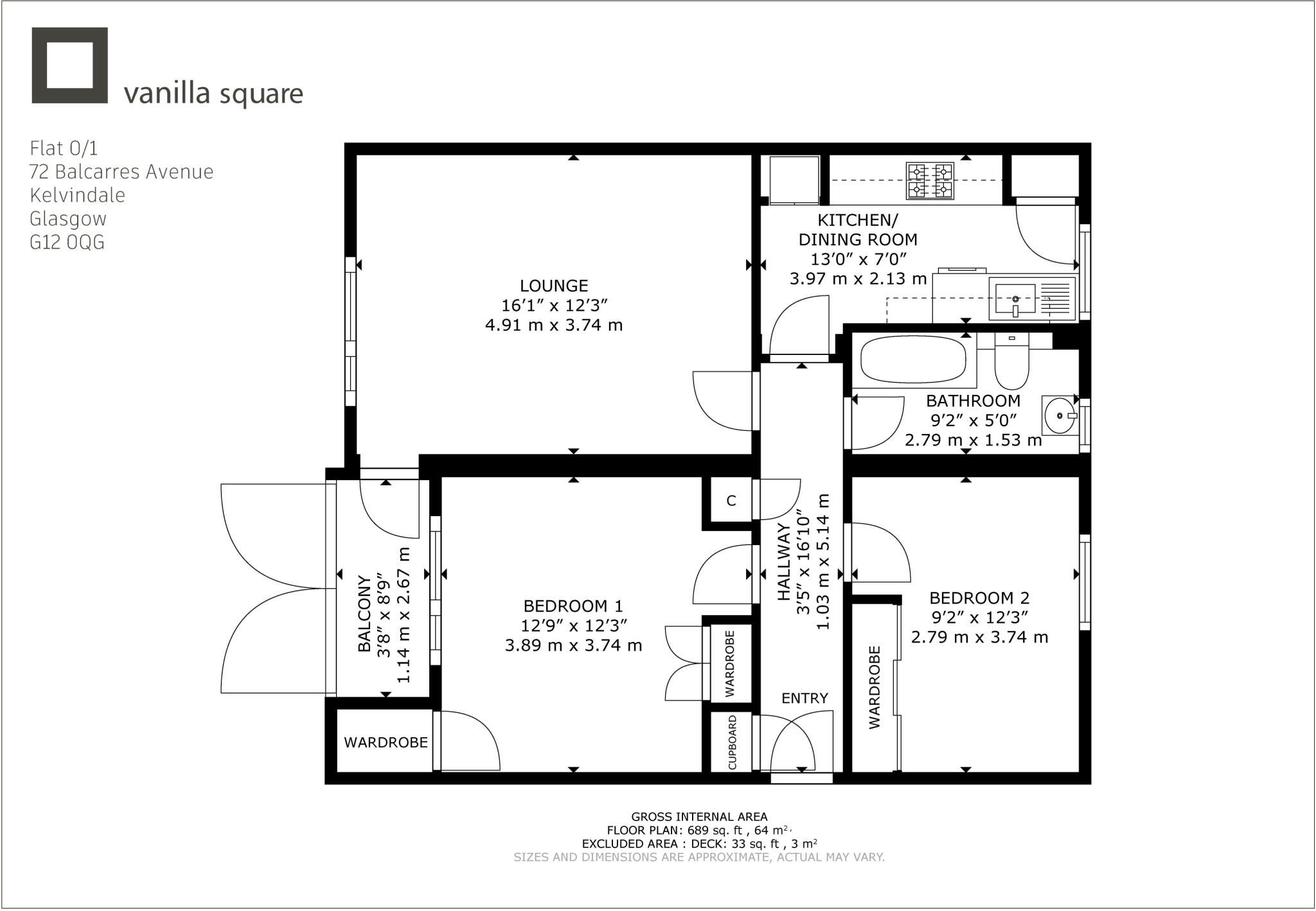 Balcarres Avenue, Kelvindale floorplan