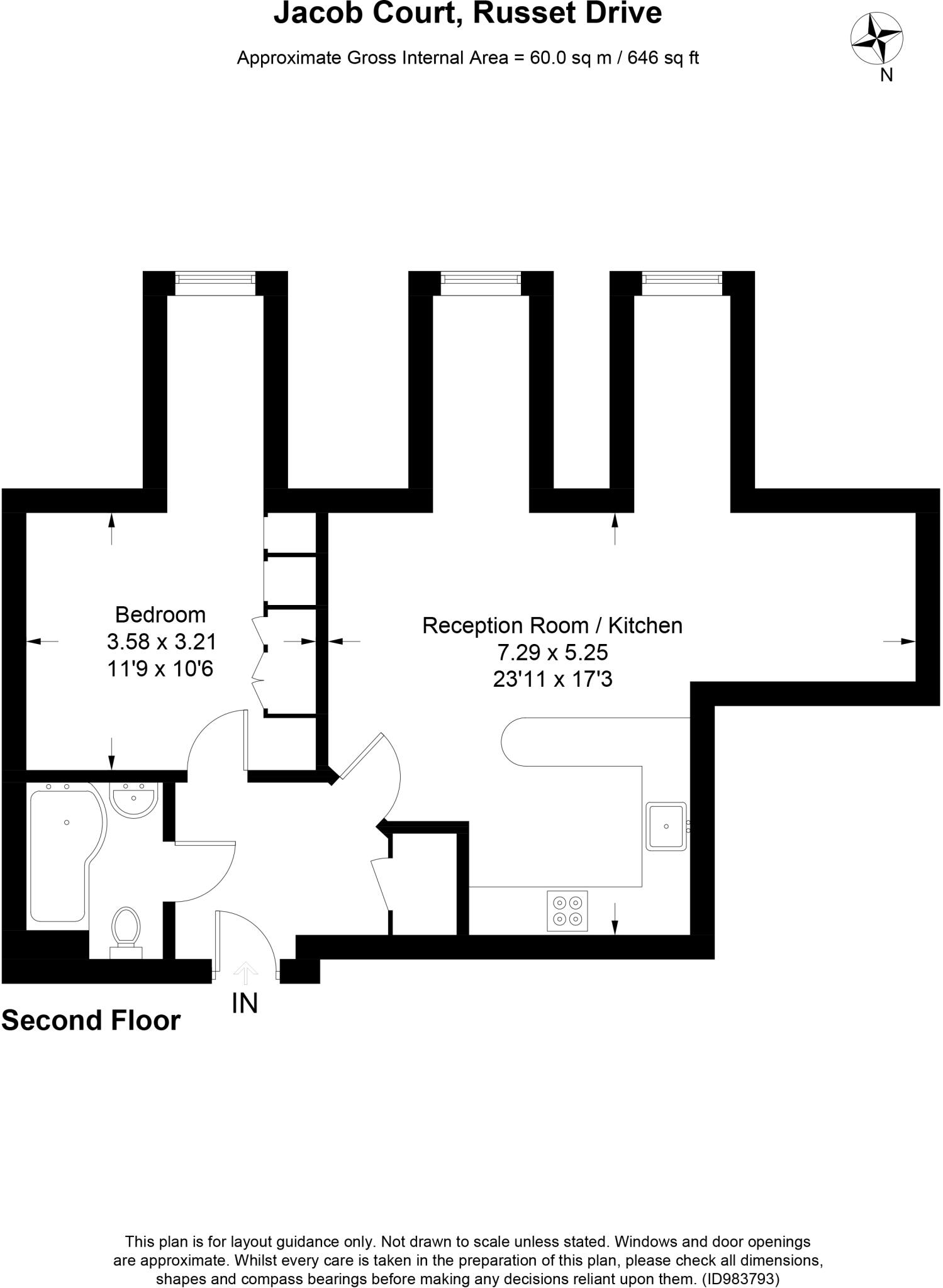 Russet Drive, St Albans, Herts, AL4 floorplan