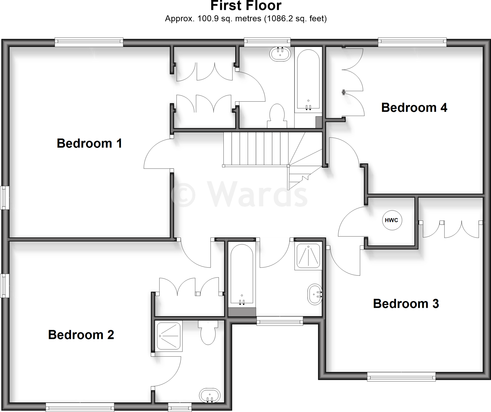 Exton Gardens, Weavering, Kent floorplan