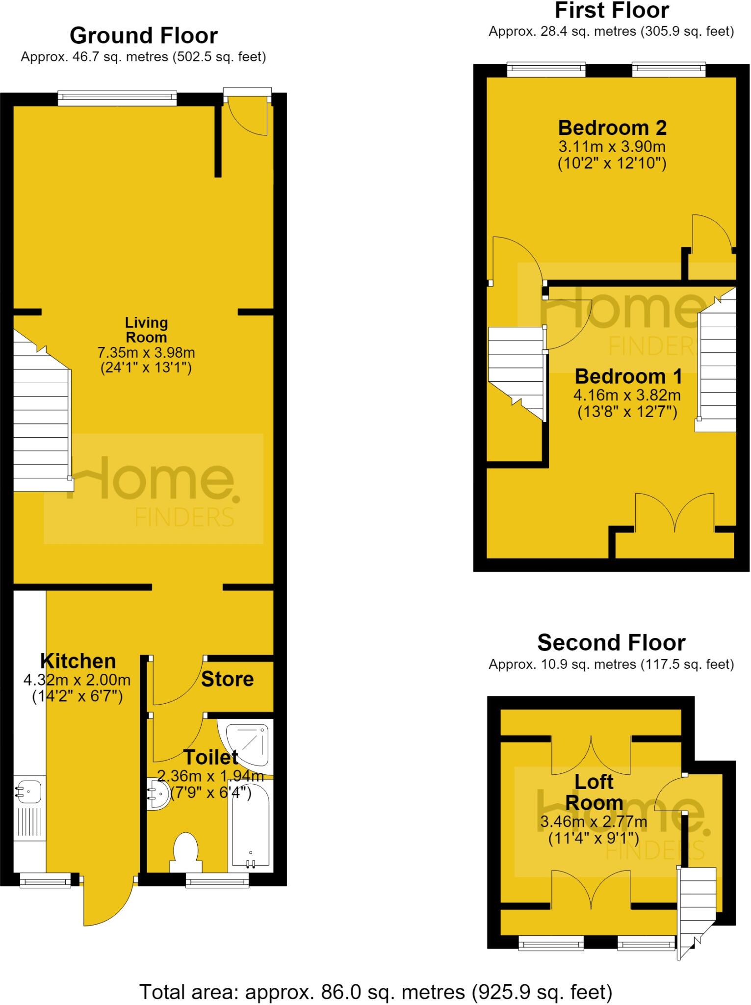 Salisbury Street, Swindon, Wiltshire, SN1 floorplan