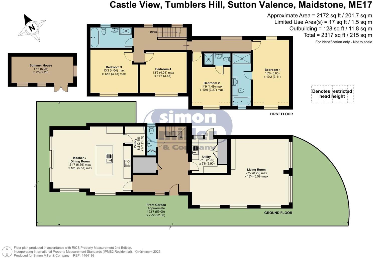 Tumblers Hill, Sutton Valence, Maidstone floorplan