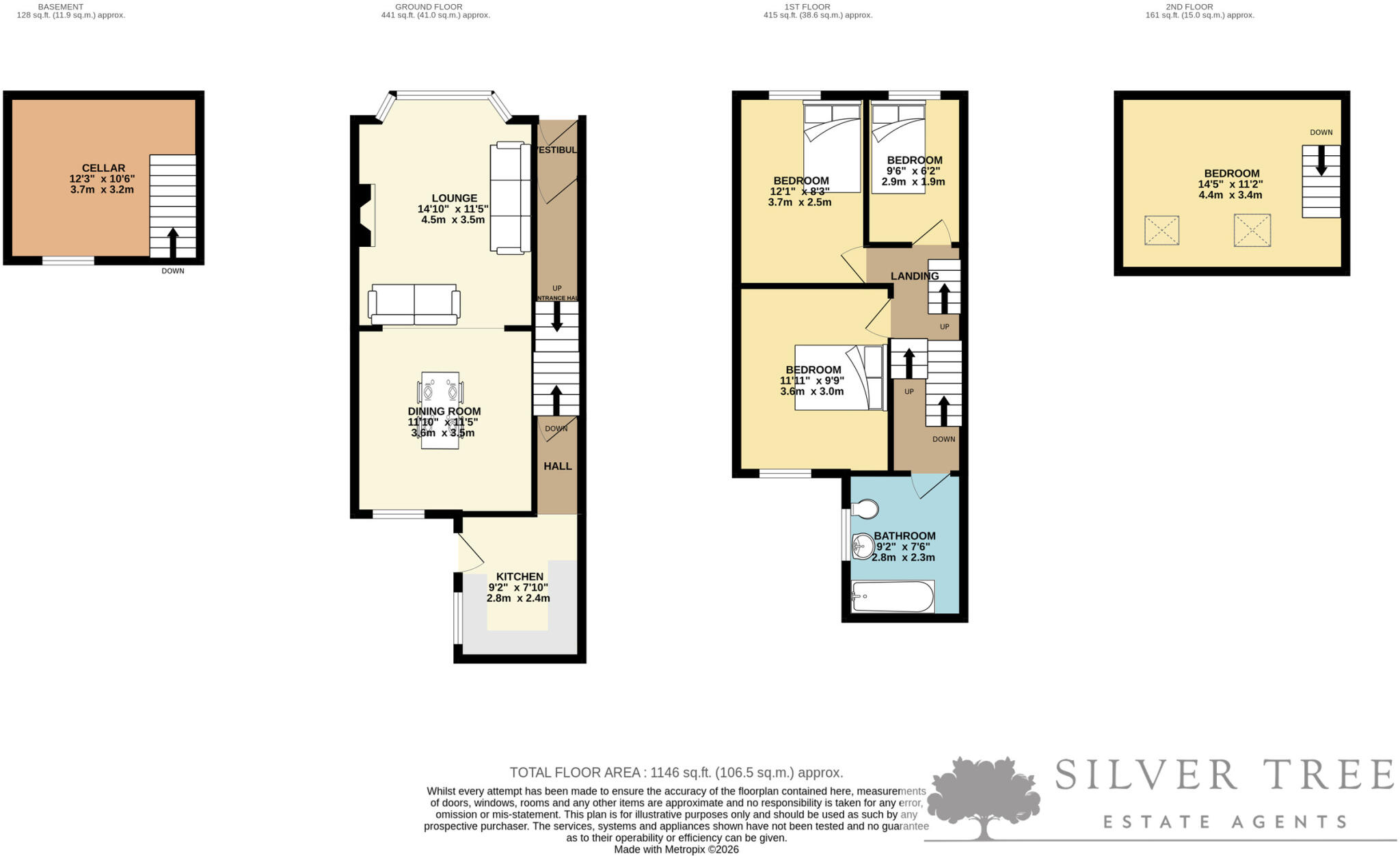 Mayville Avenue, Scarborough, North Yorkshire floorplan