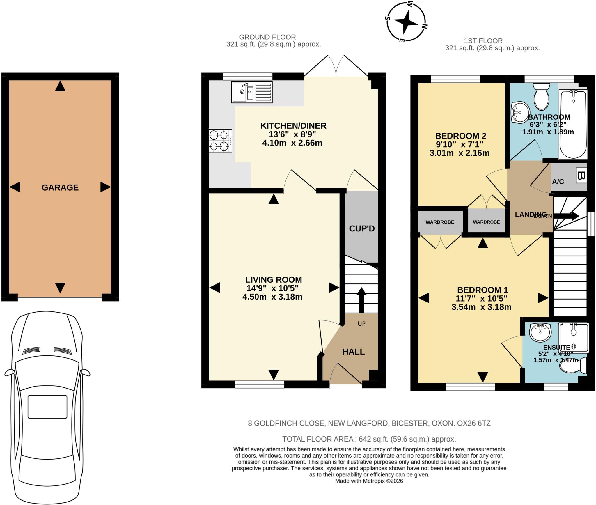 Goldfinch Close, Bicester, Oxfordshire floorplan