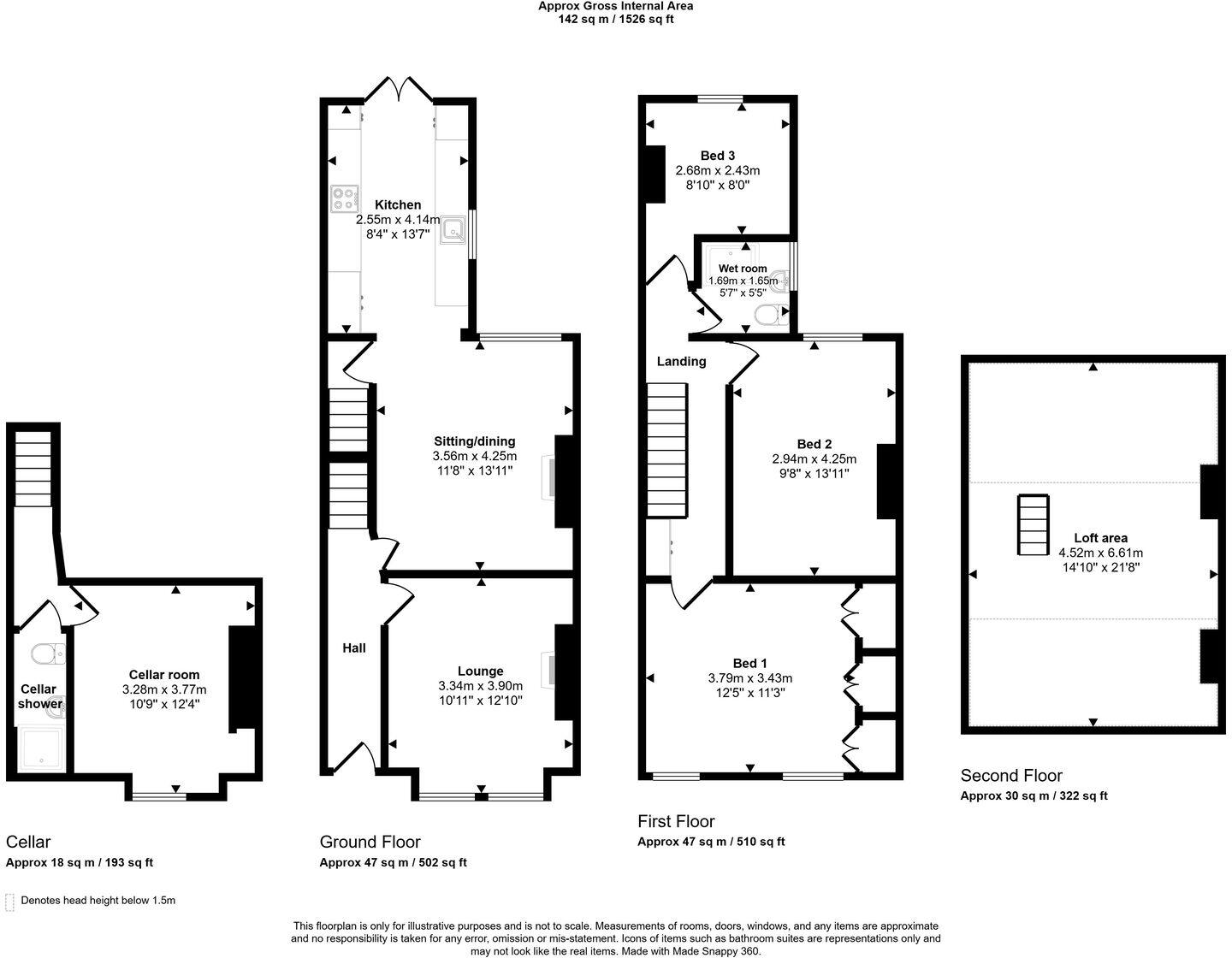 Ash Grove, Heaton Chapel SK4 5EU floorplan