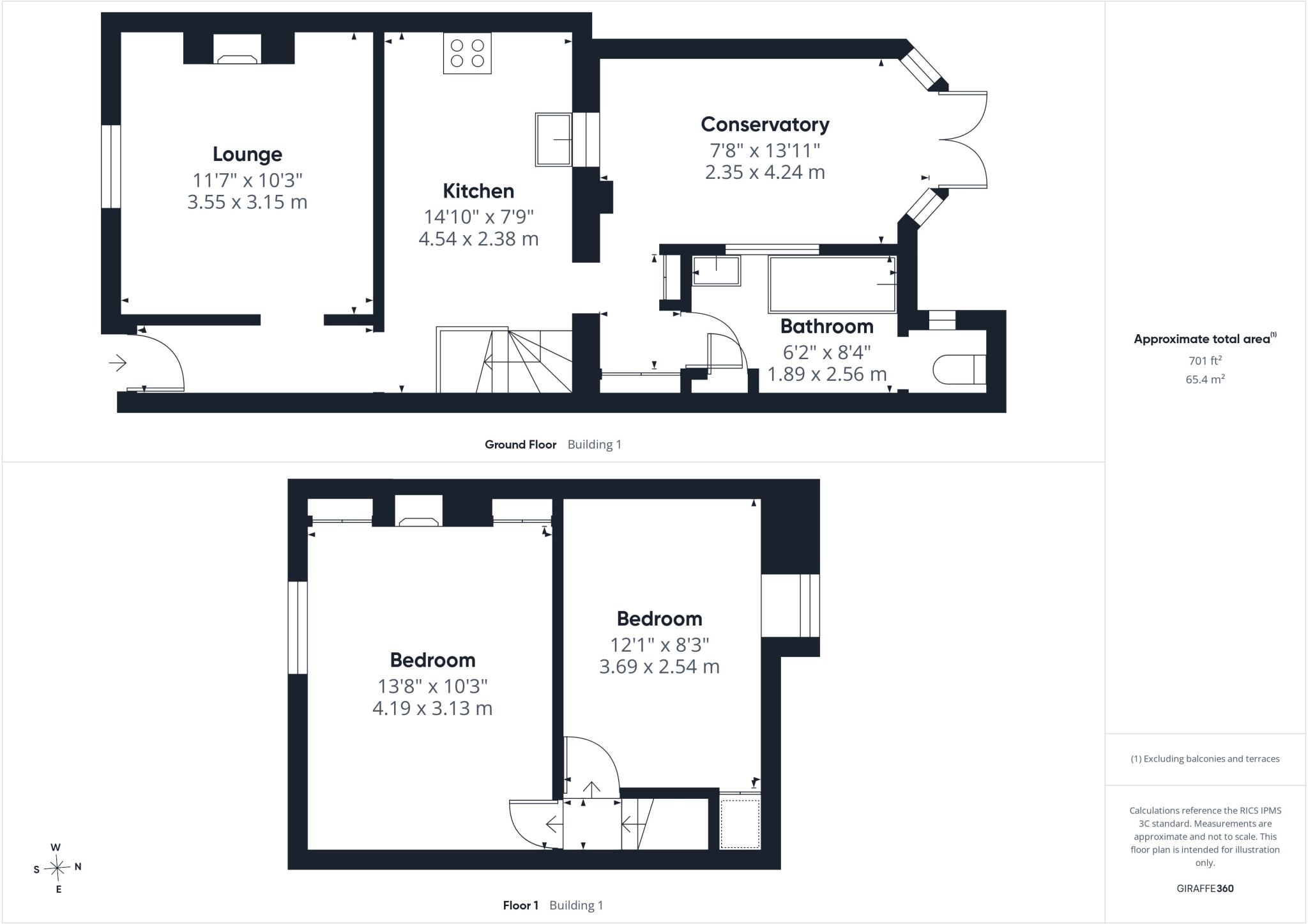 70, Purewell, Christchurch, Dorset, BH23 floorplan