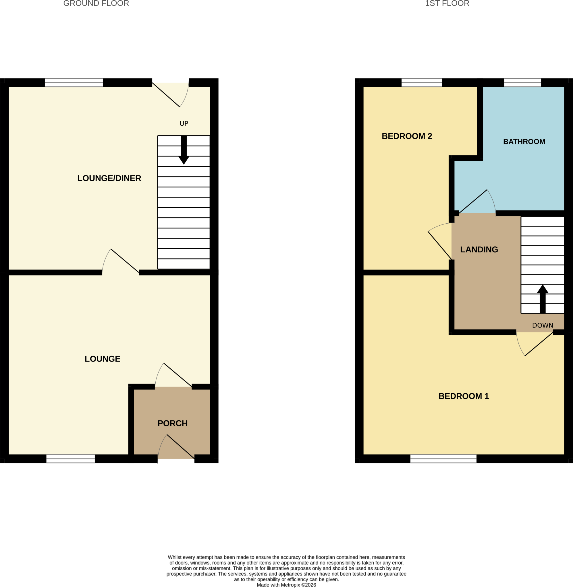 York Road, Denton floorplan