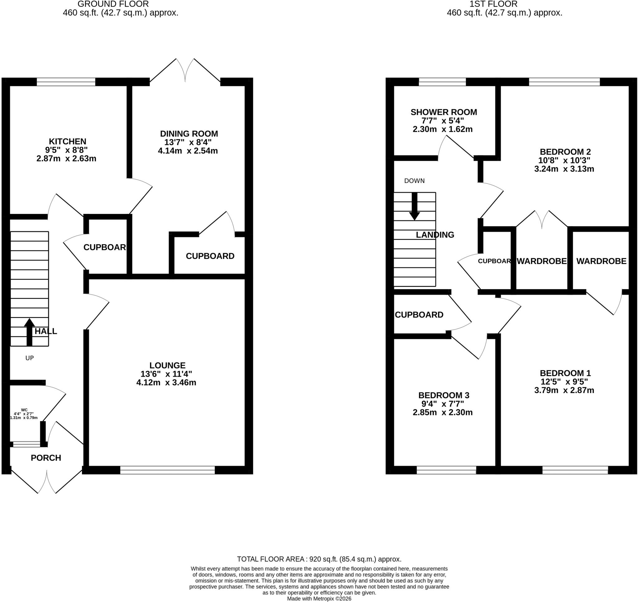 Payne Close, Great Sankey, Warrington floorplan