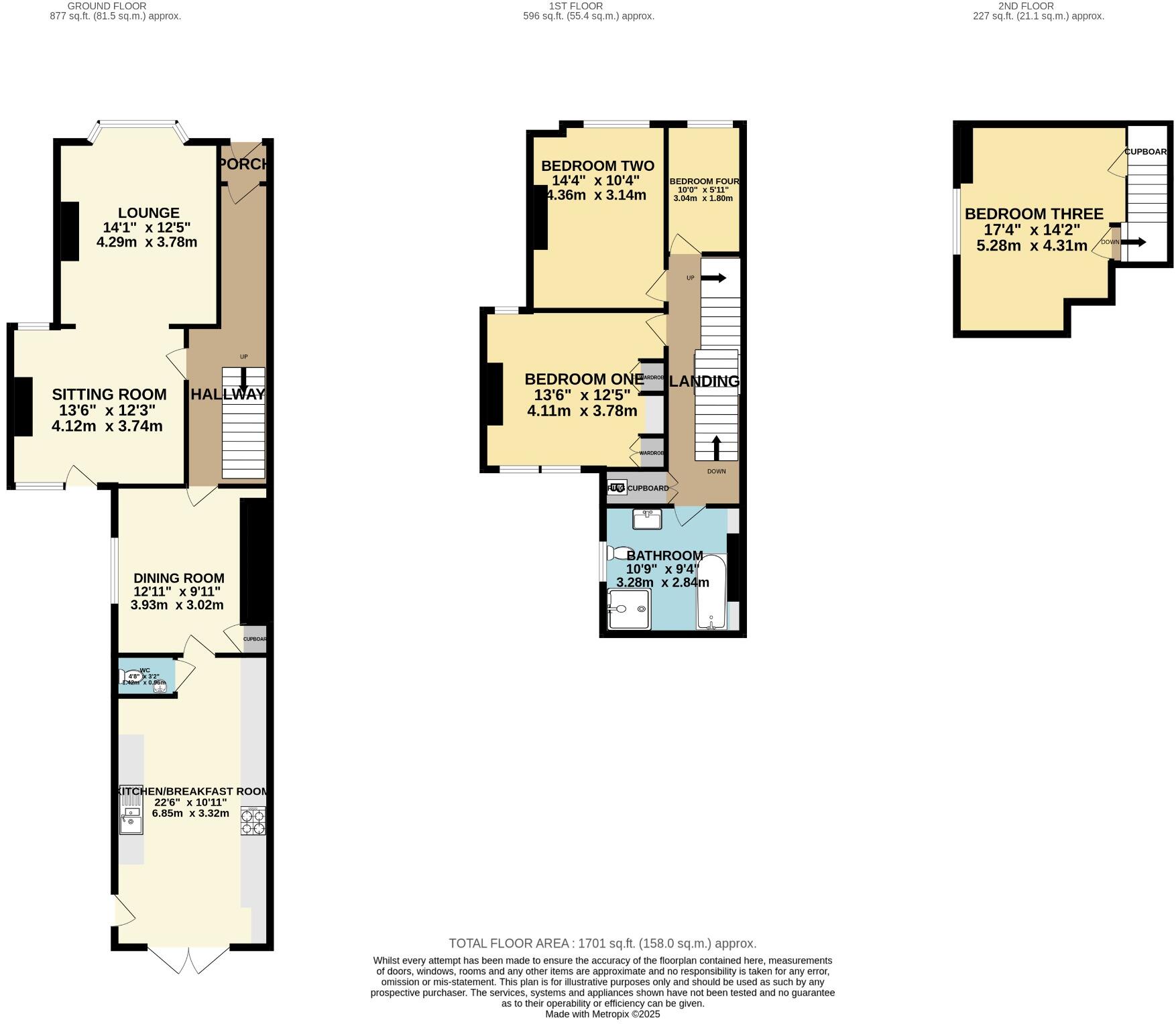 Grove Road, Fareham floorplan