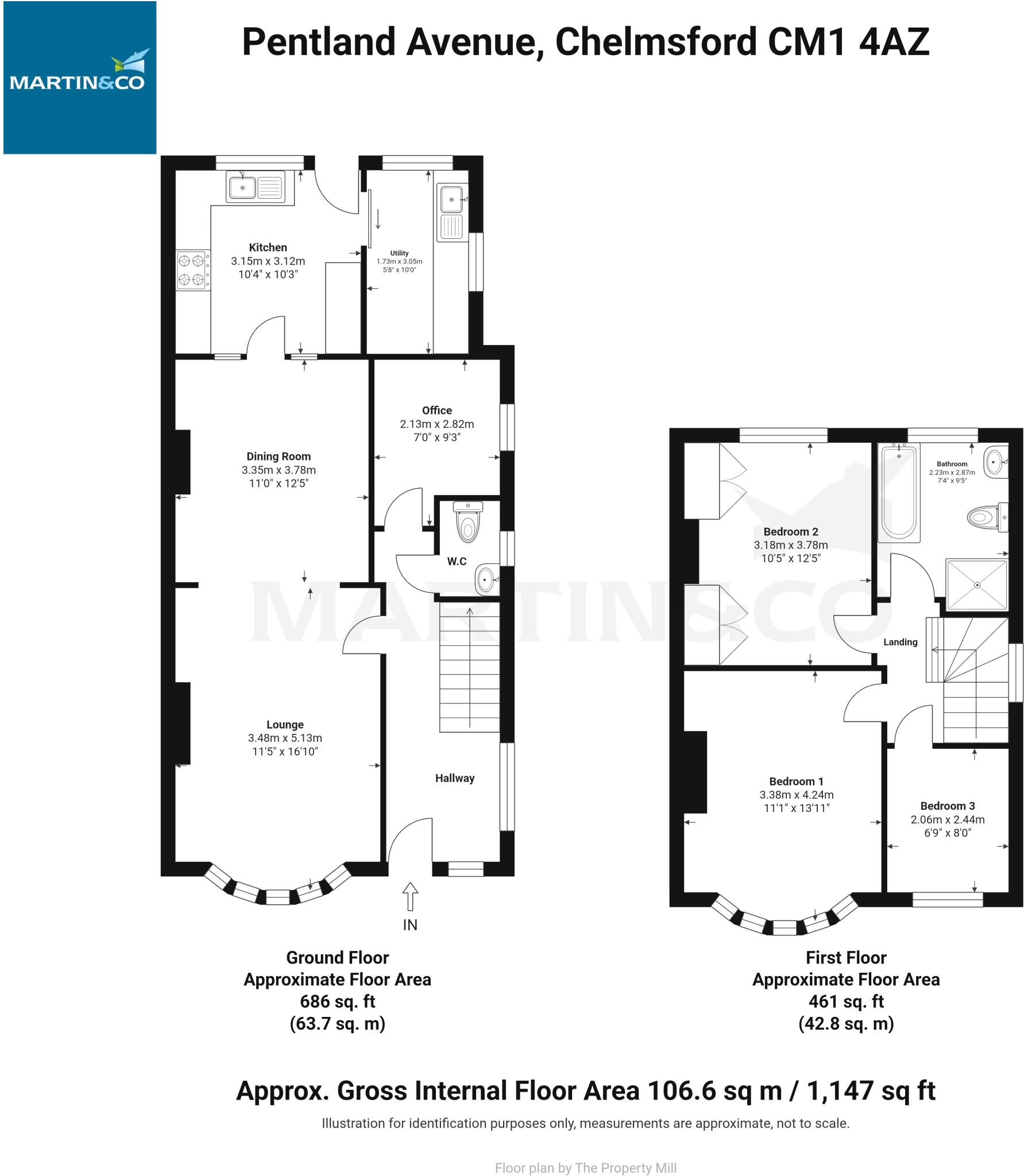 Pentland Avenue, Chelmsford floorplan