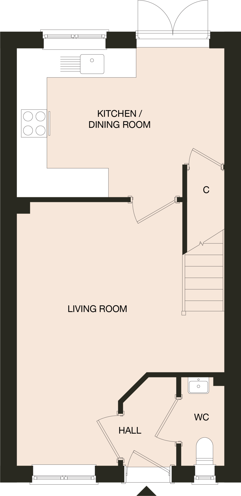 George Cave Road, Aylesford, ME20 6ZA floorplan