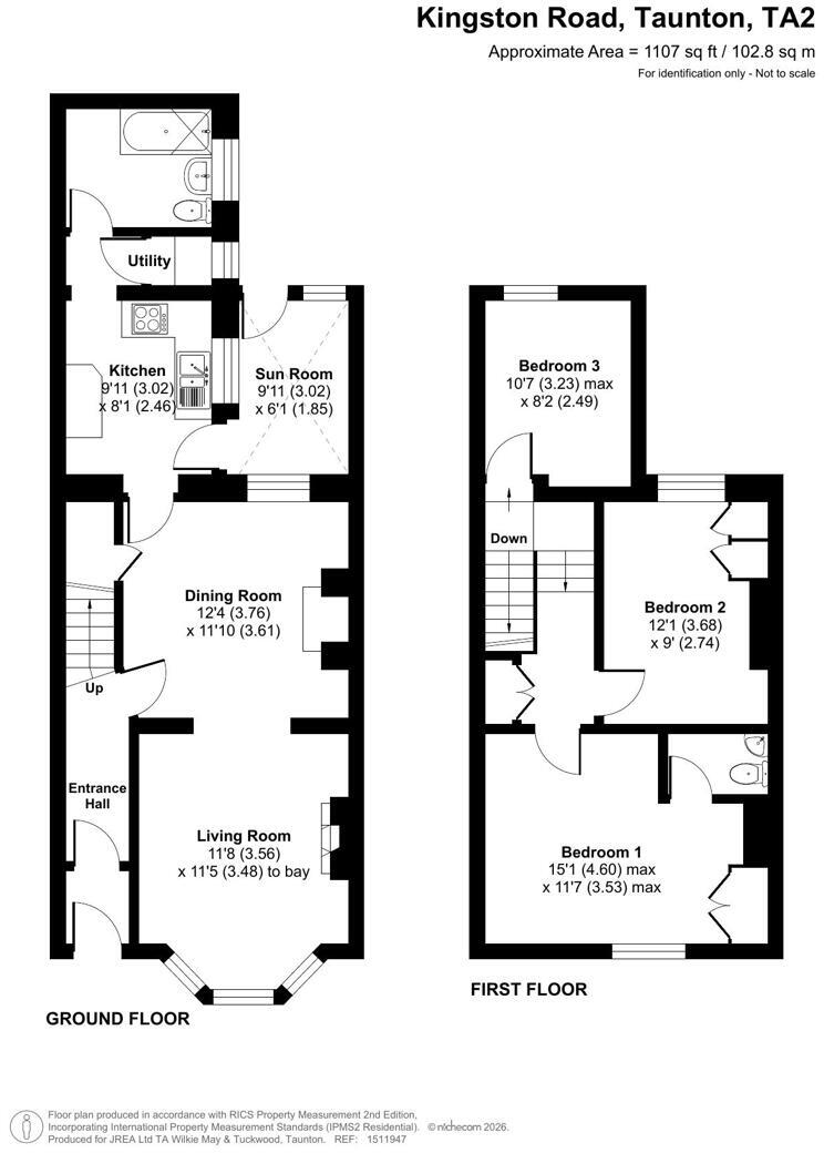 Kingston Road, Taunton floorplan