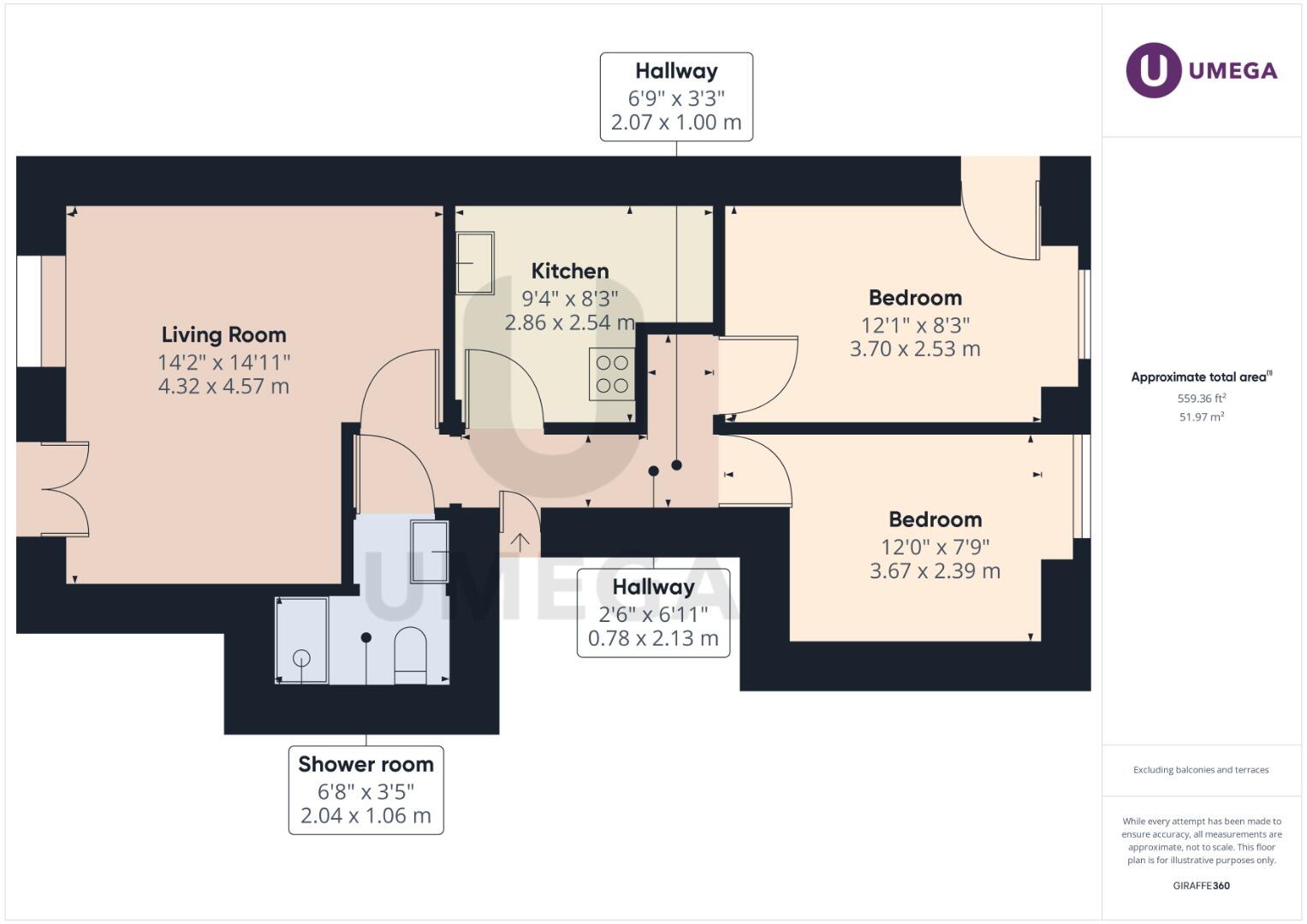 Flat BF2, 57 St Stephen Street, Stockbridge, Edinburgh, EH3 floorplan
