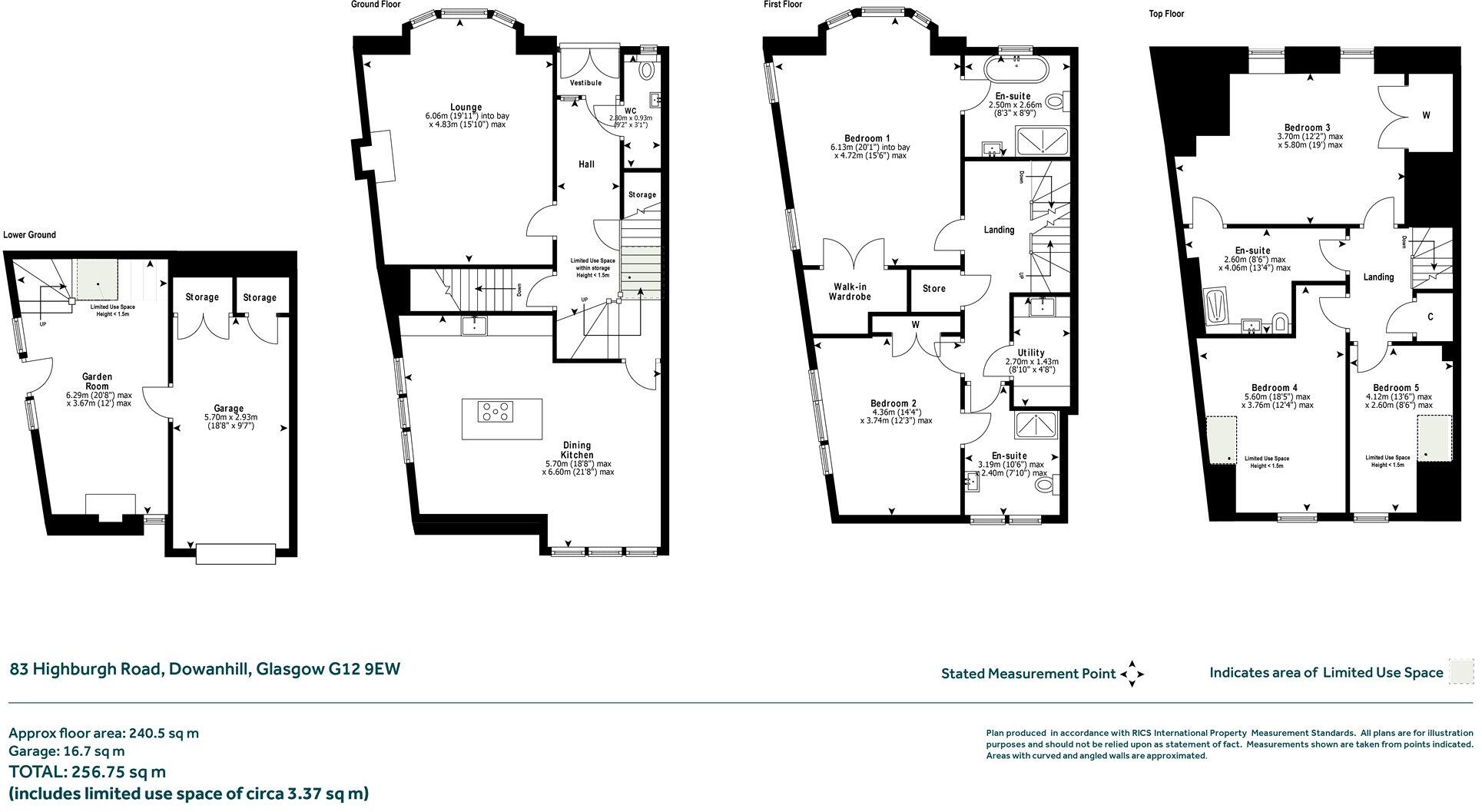 83, Highburgh Road, Dowanhill, Glasgow floorplan