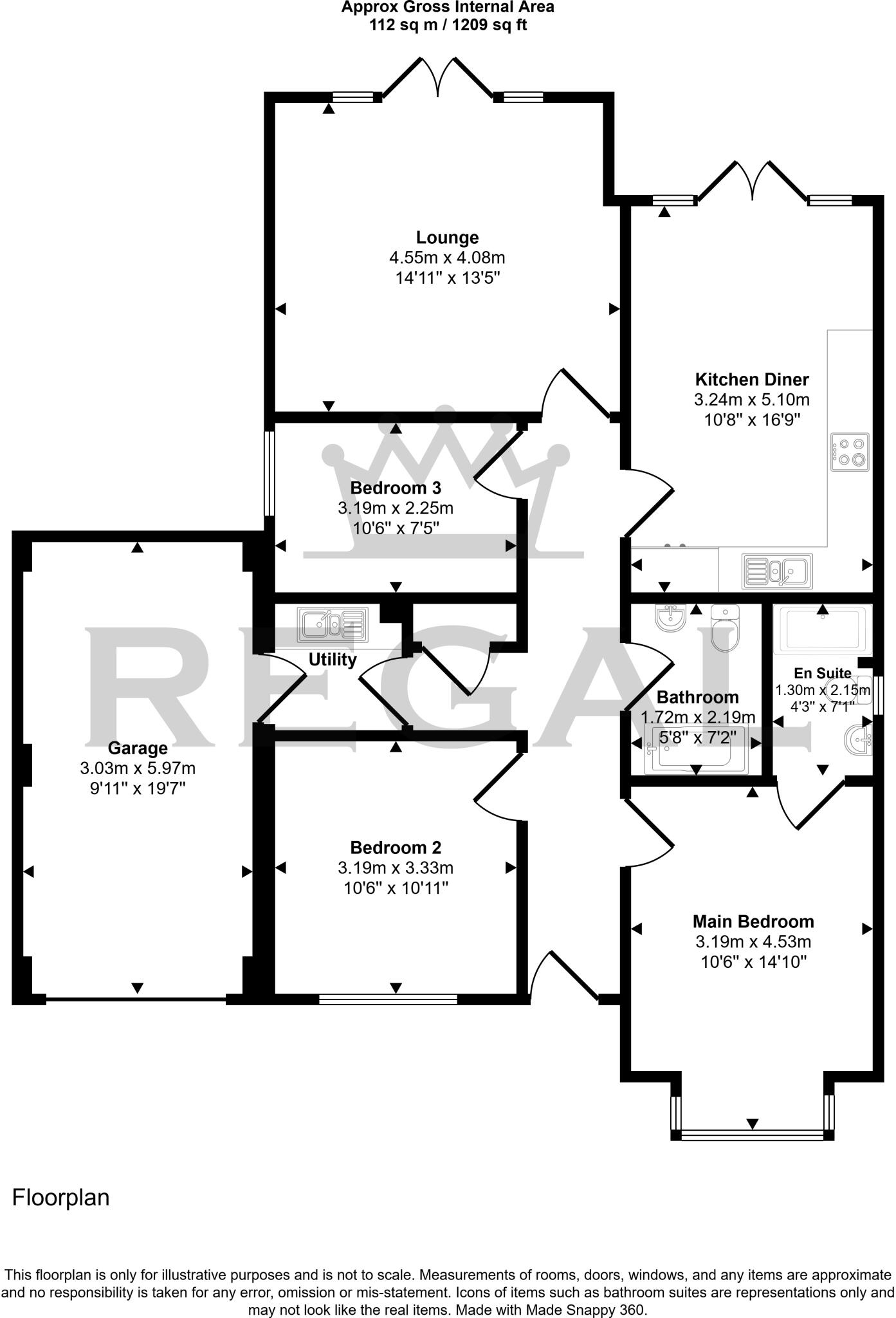 Eleanor Gardens, Walworth Road, Picket Piece, Andover, SP11 floorplan