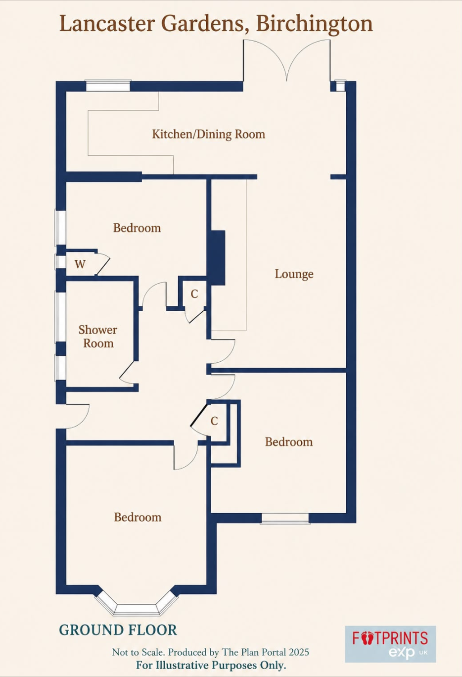Lancaster Gardens, Birchington, CT7 9TH floorplan