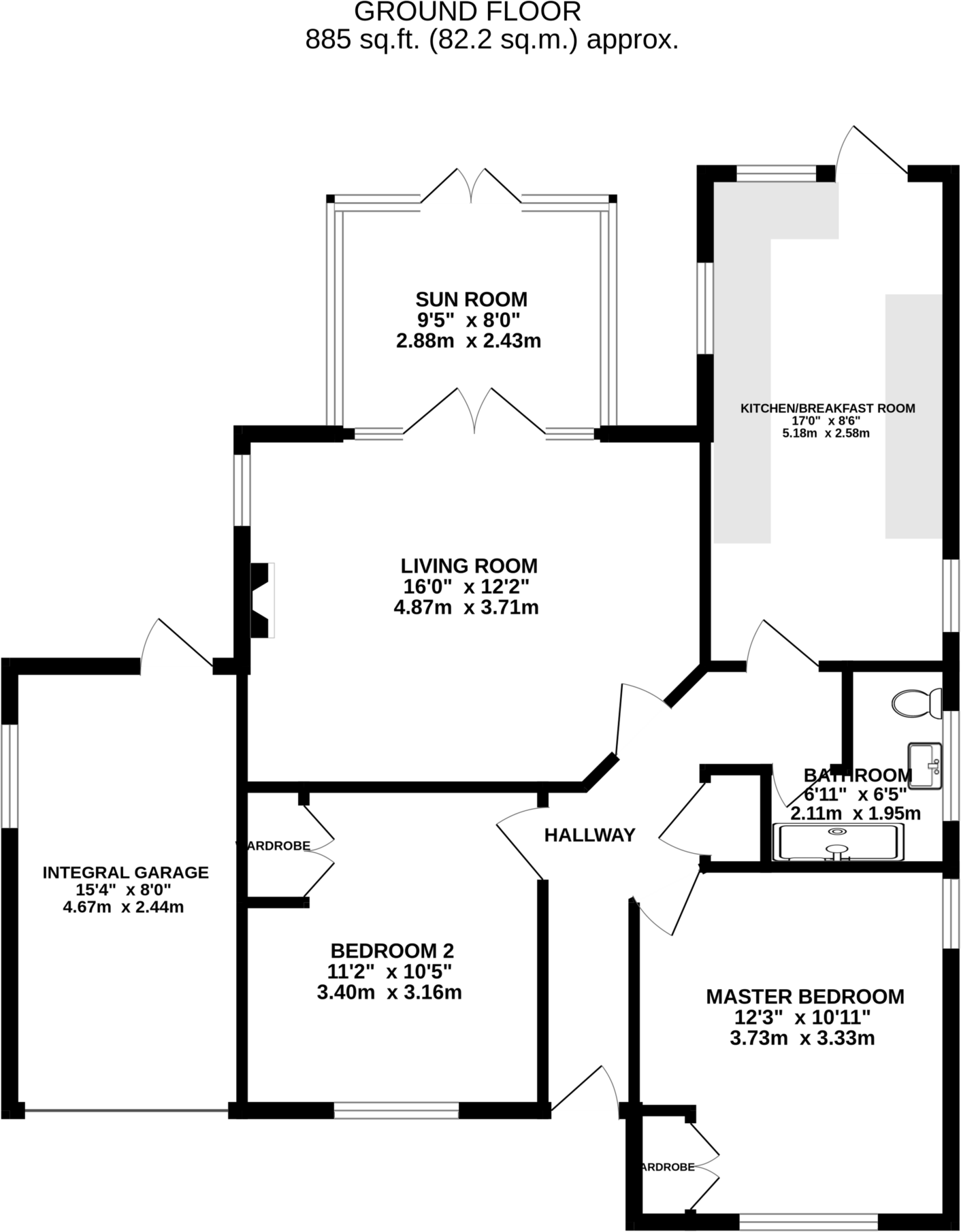 Greystoke Road, Caversham floorplan