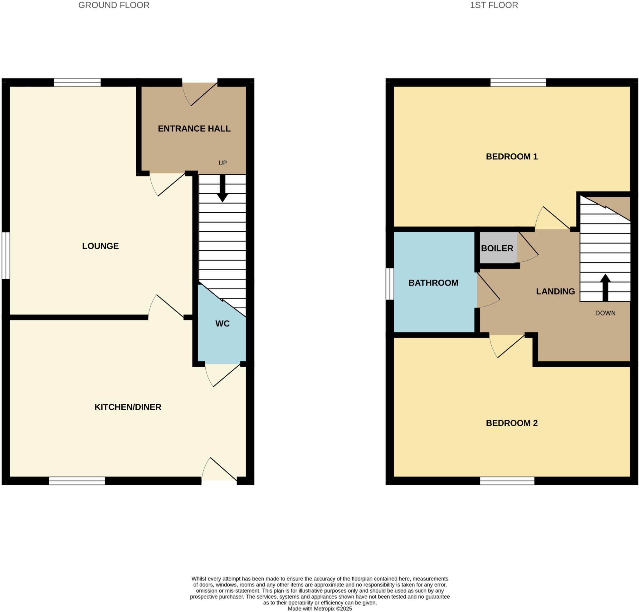 Rowland Way, Skegness, PE25 floorplan