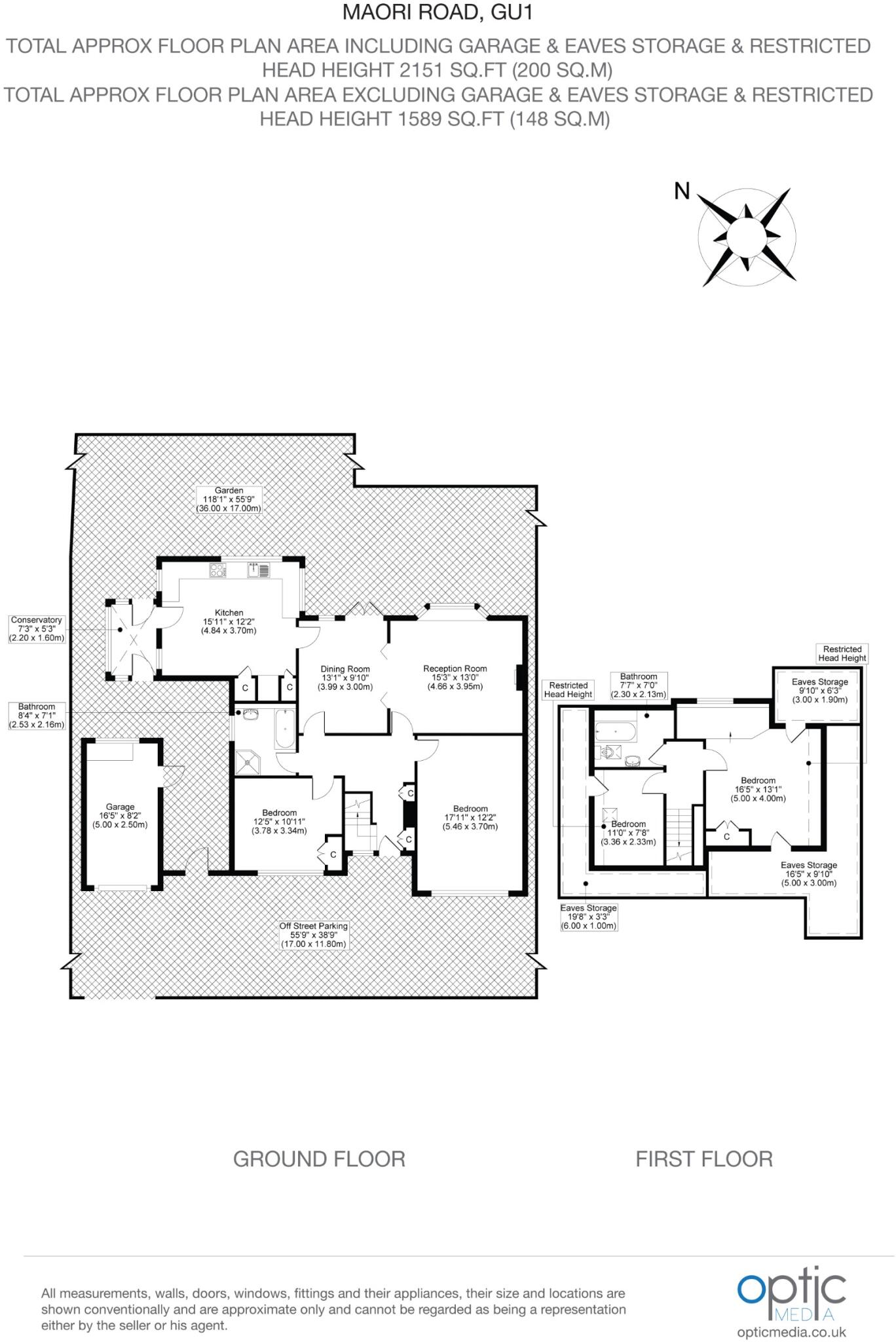 Maori Road, Town Centre, Guildford, GU1 floorplan