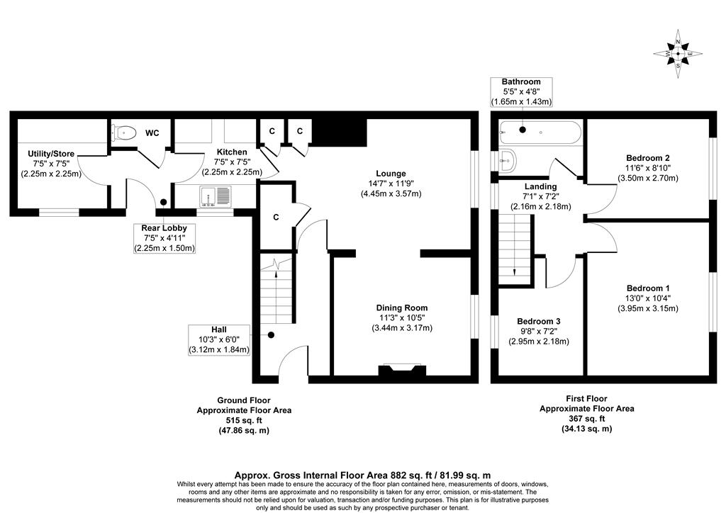 50 Lee Warner Avenue, Fakenham NR21 8ER floorplan