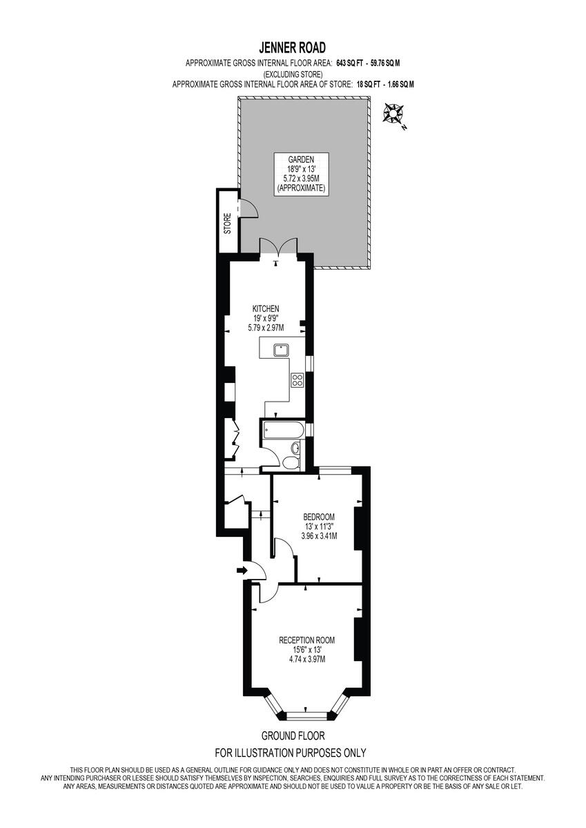 Jenner Road, London floorplan