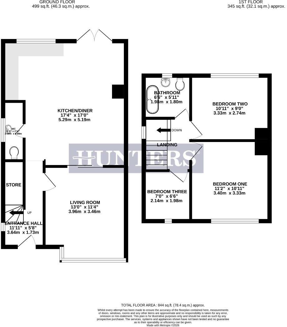 Daleside Avenue, Pudsey, LS28 8HB floorplan