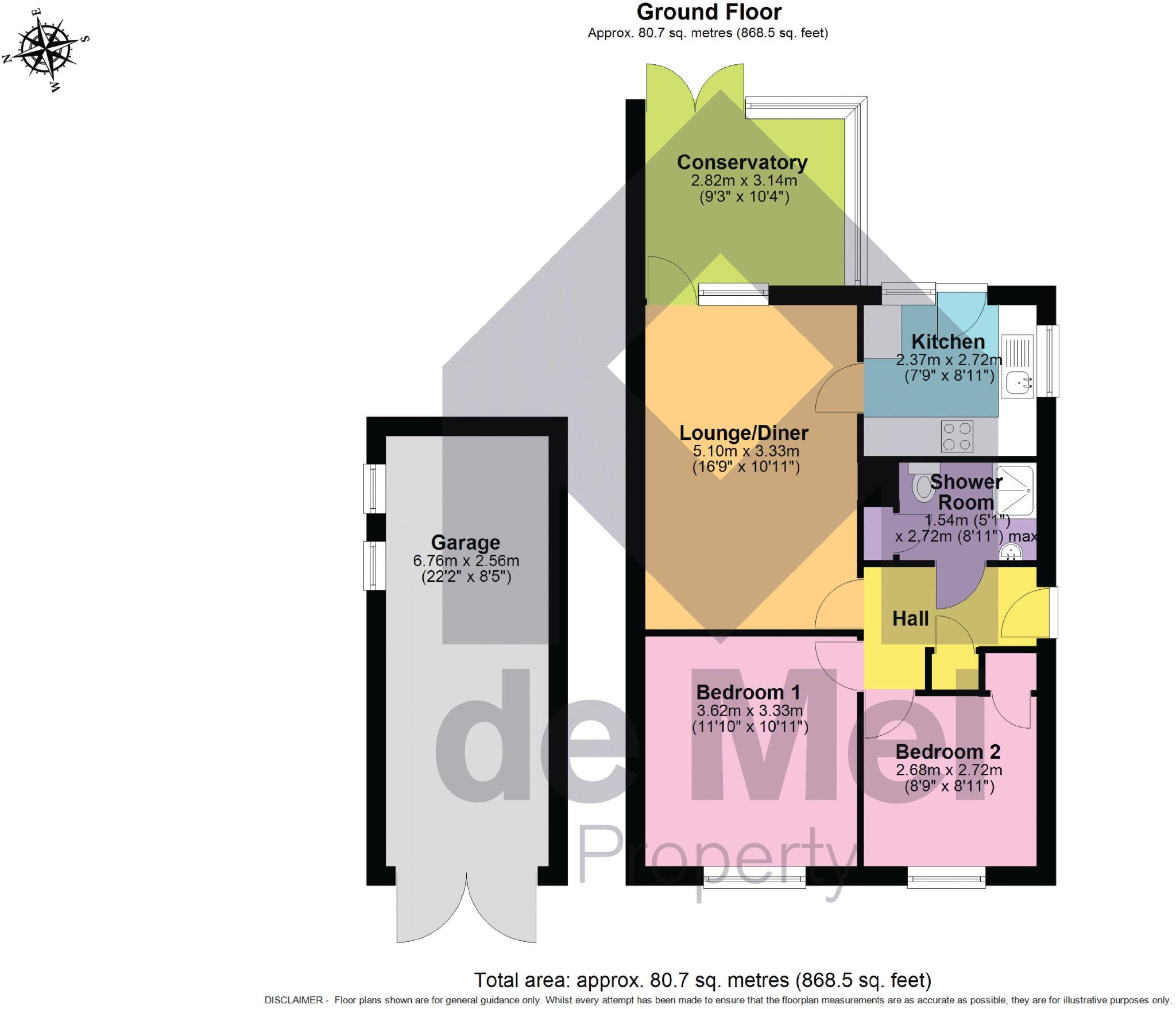Nottingham Road, Bishops Cleeve, GL52 8BS floorplan