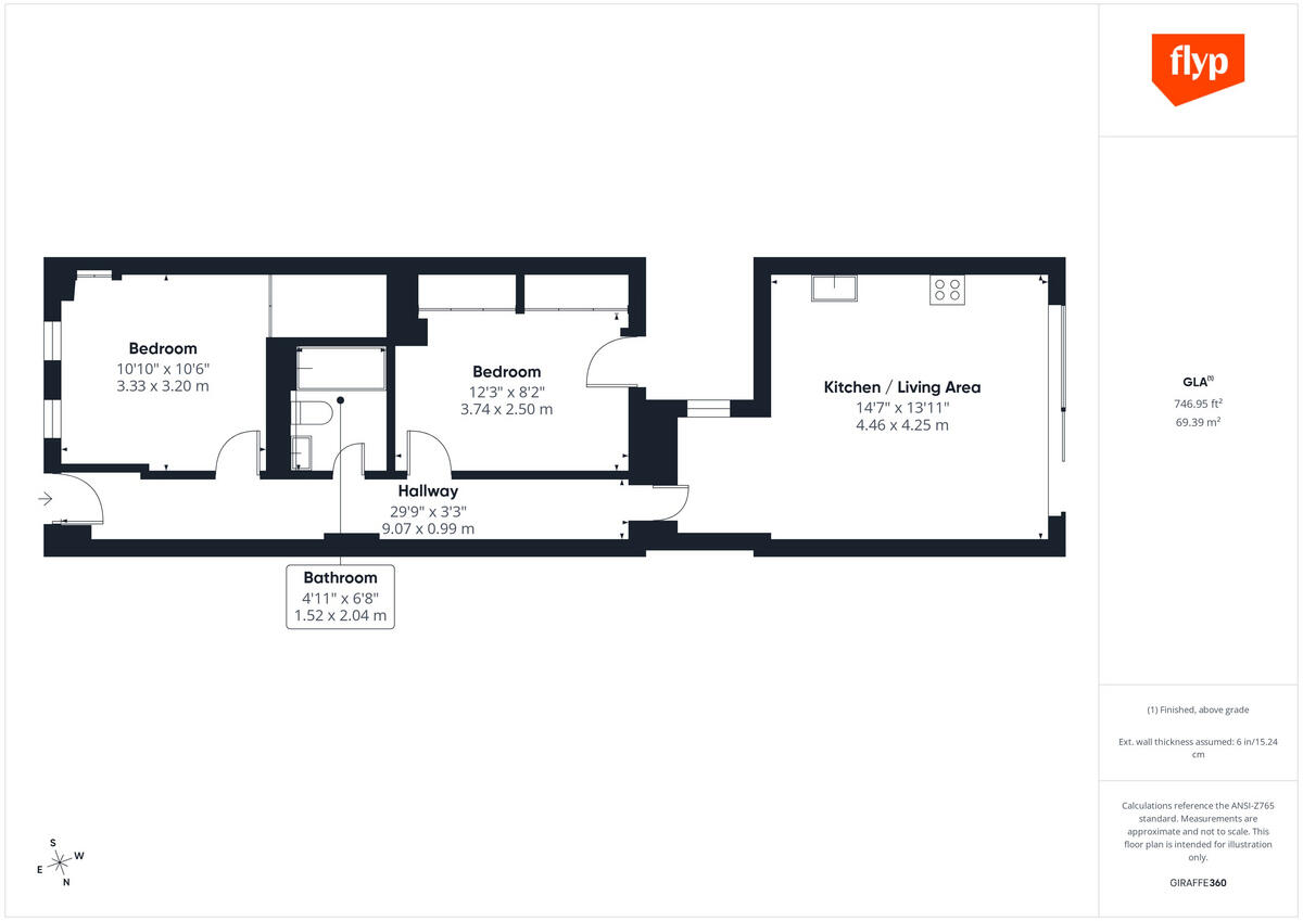 Brixton Hill, London floorplan