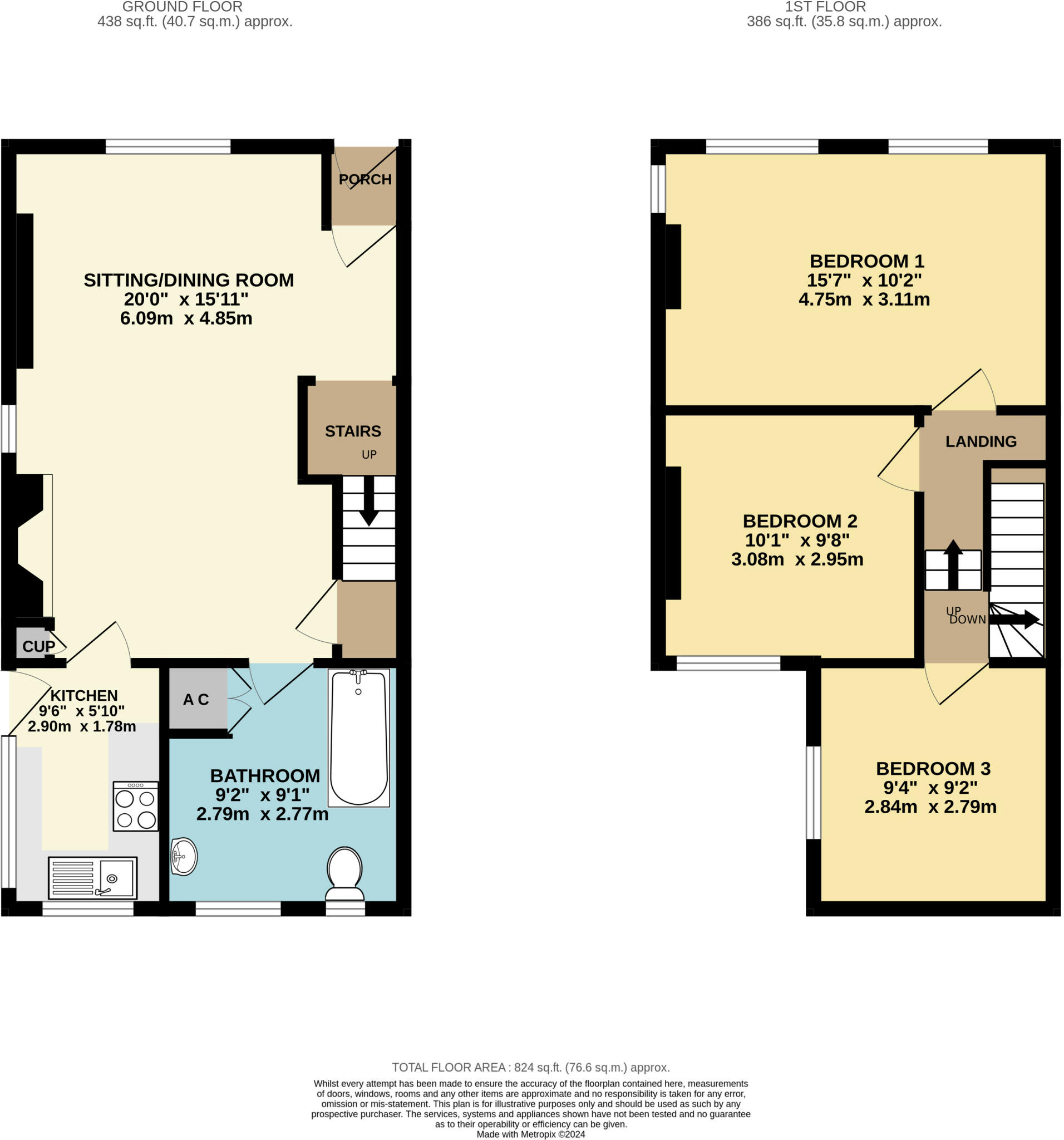 Marleys Row, Porlock, Minehead, TA24 floorplan