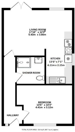 The Green, Dunkeswell floorplan