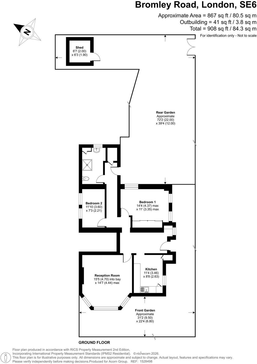 Bromley Road, London floorplan