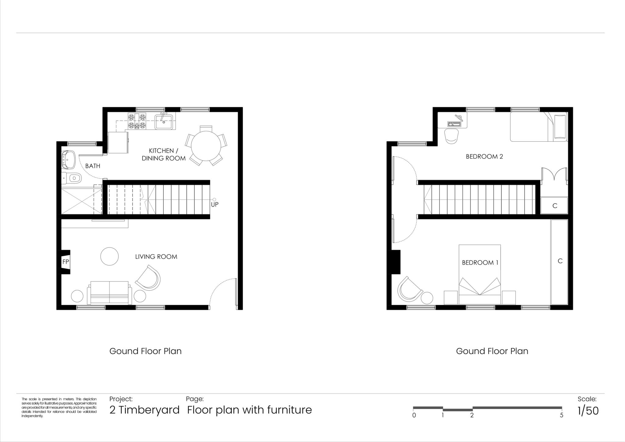 Timberyard Cottages, Gardner Street, Herstmonceux, Hailsham, East Sussex floorplan