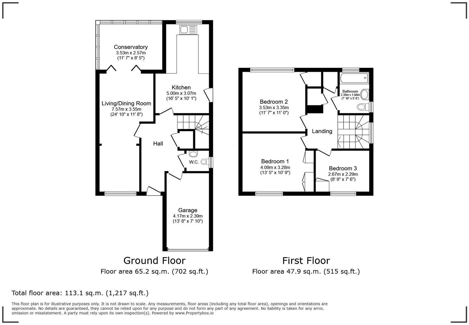 Heron Way, Horsham floorplan
