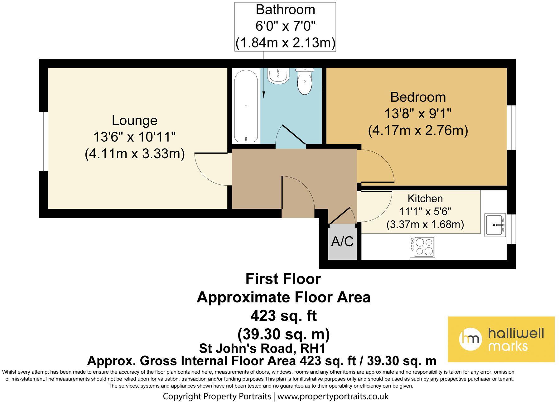 St. Johns Terrace Road, Ranmore House, RH1 floorplan