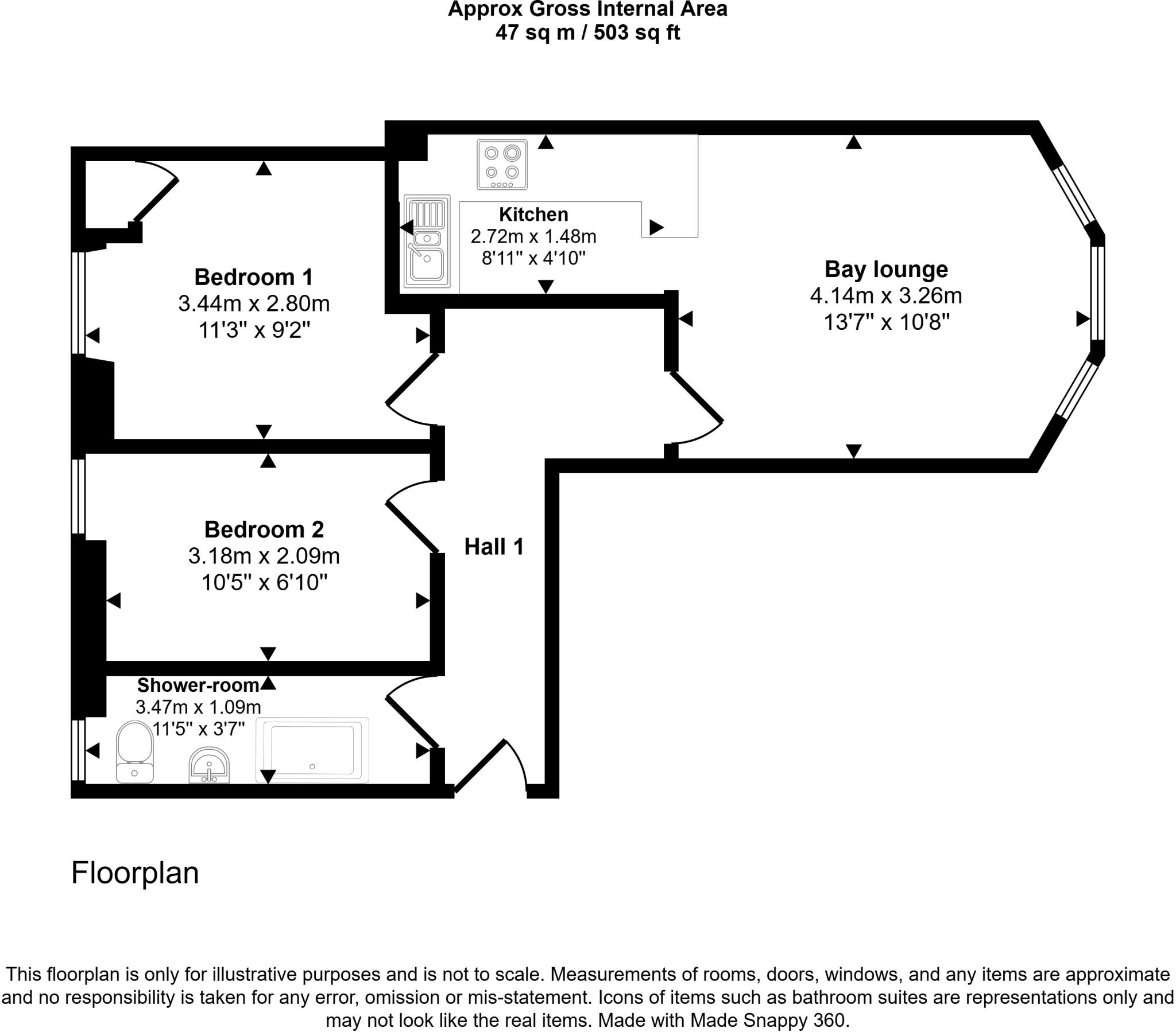 Cathcart Road, Glasgow, Glasgow City floorplan