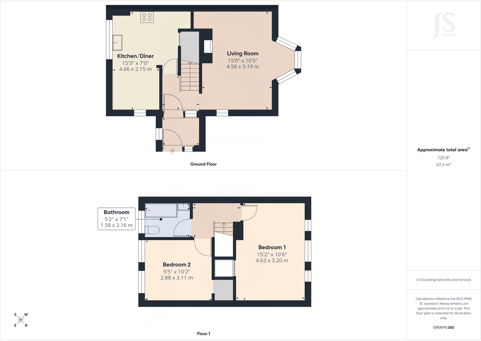 Nelson Road, Goring-by-Sea, Worthing, BN12 6EG floorplan