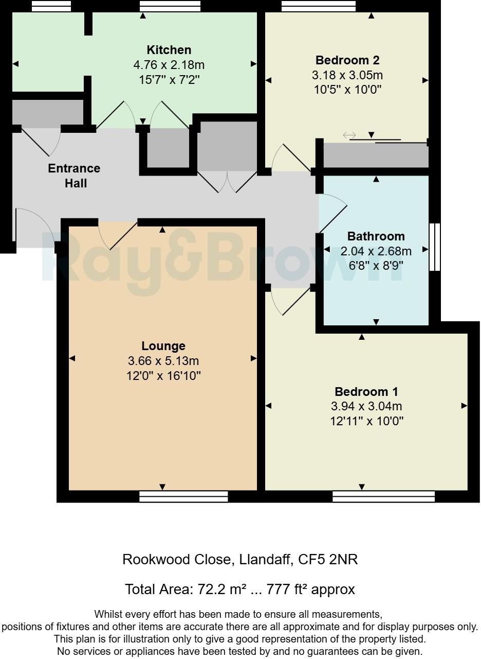 Rookwood Close, Cardiff floorplan