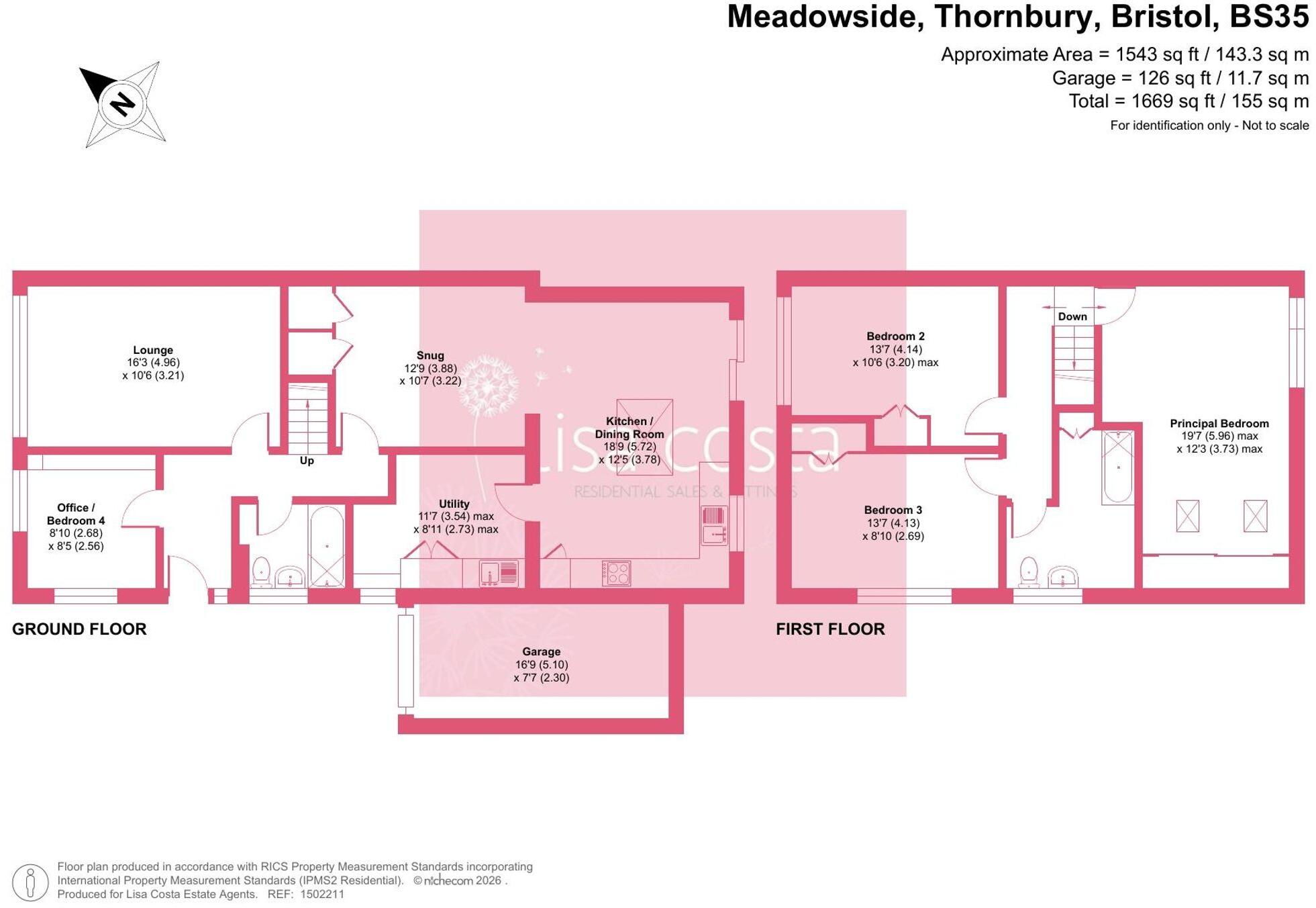 Meadowside, Thornbury, BS35 floorplan